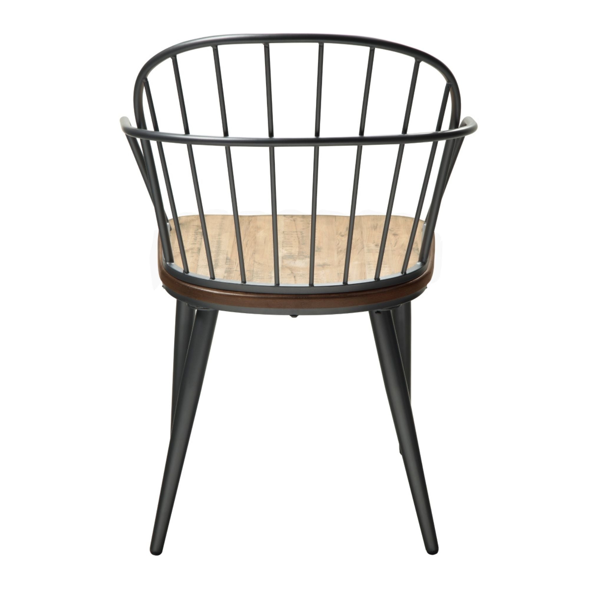 Pair of MAZ Canton dining chairs with wooden legs and upholstered seats, shown from a side angle on a neutral background.