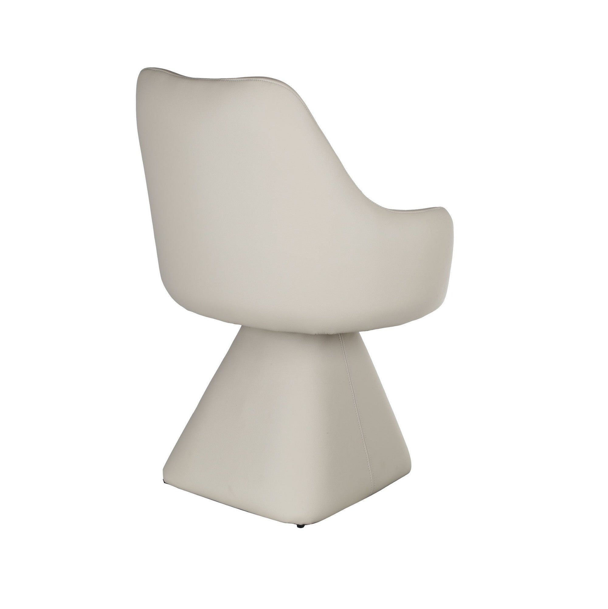 Caprese Swivel Dining Chair and Accent Chair in Beige