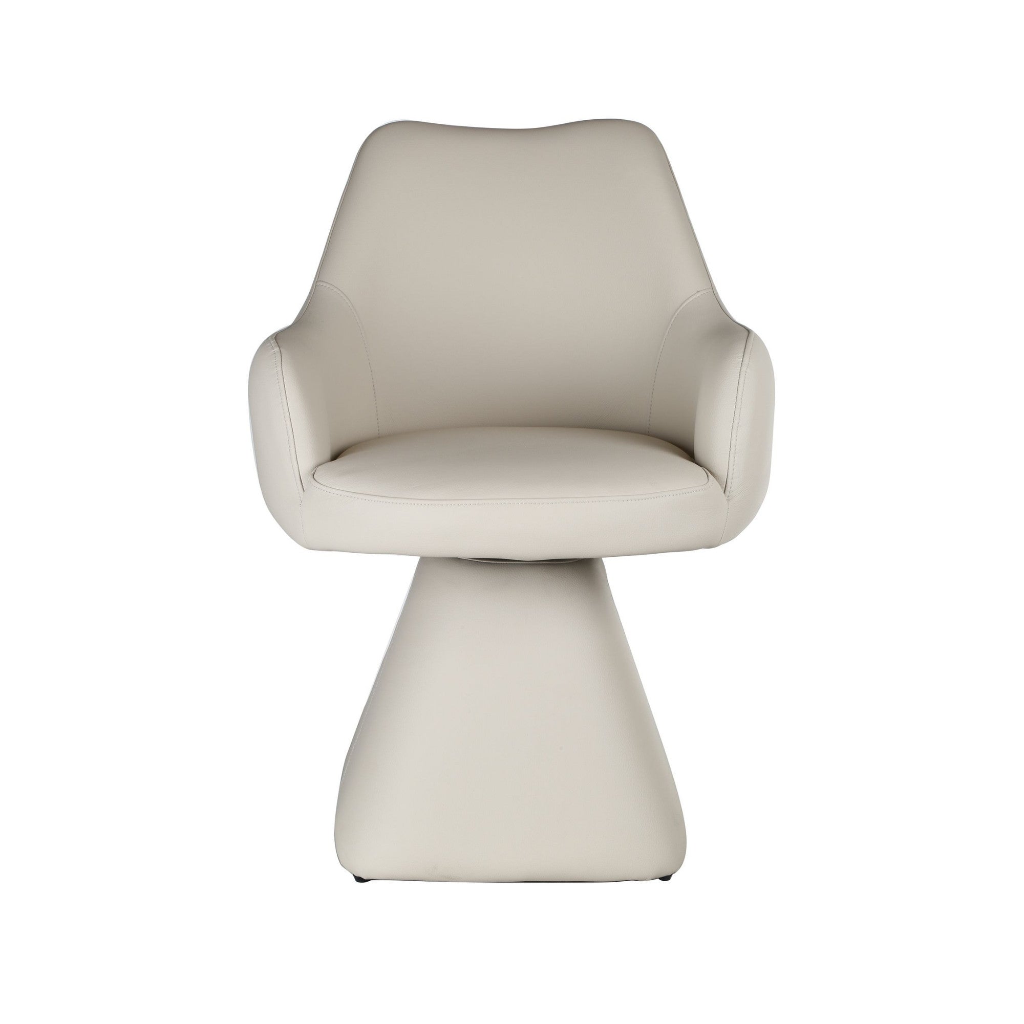 Caprese Swivel Dining Chair and Accent Chair in Beige
