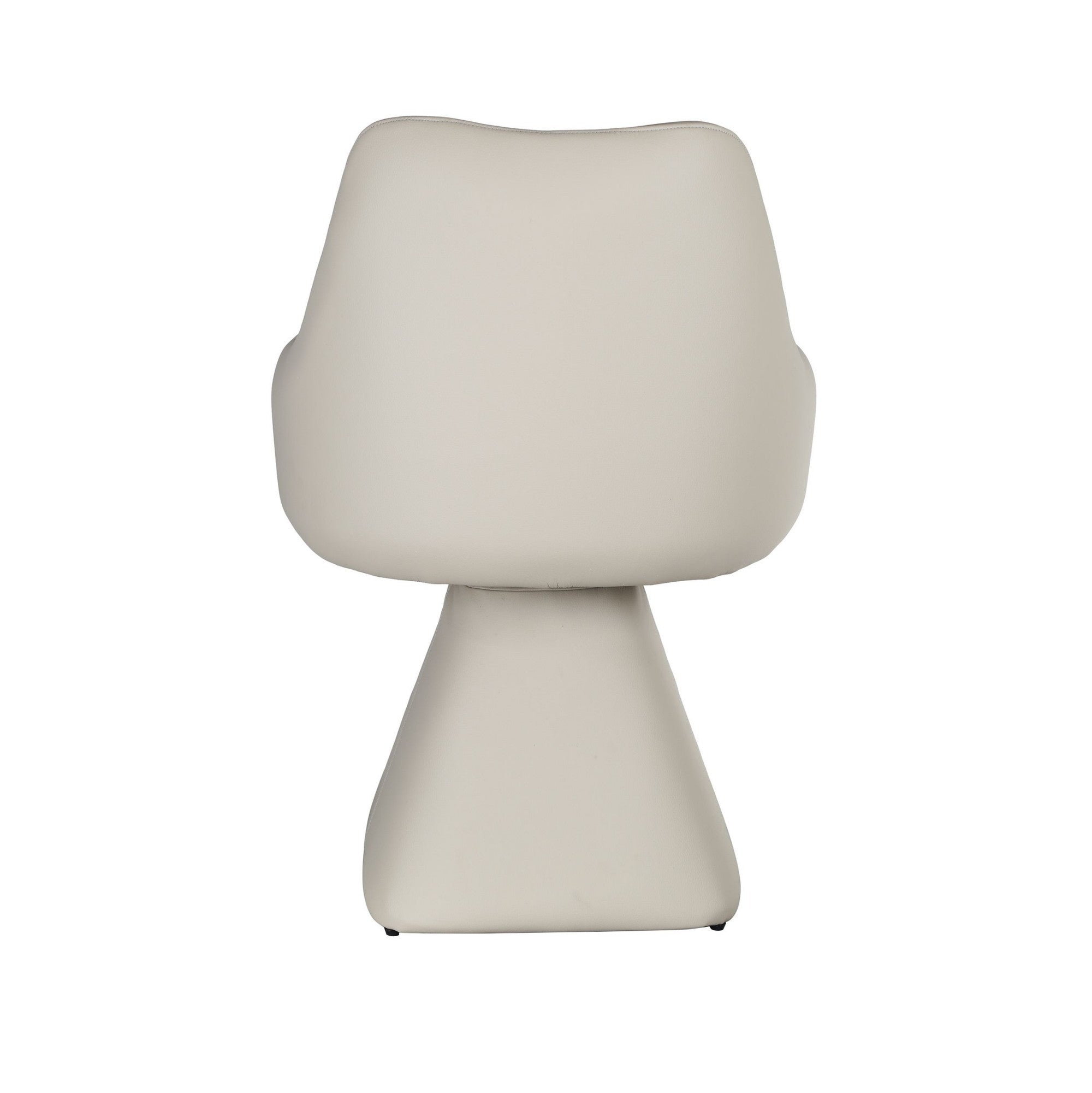 Caprese Swivel Dining Chair and Accent Chair in Beige