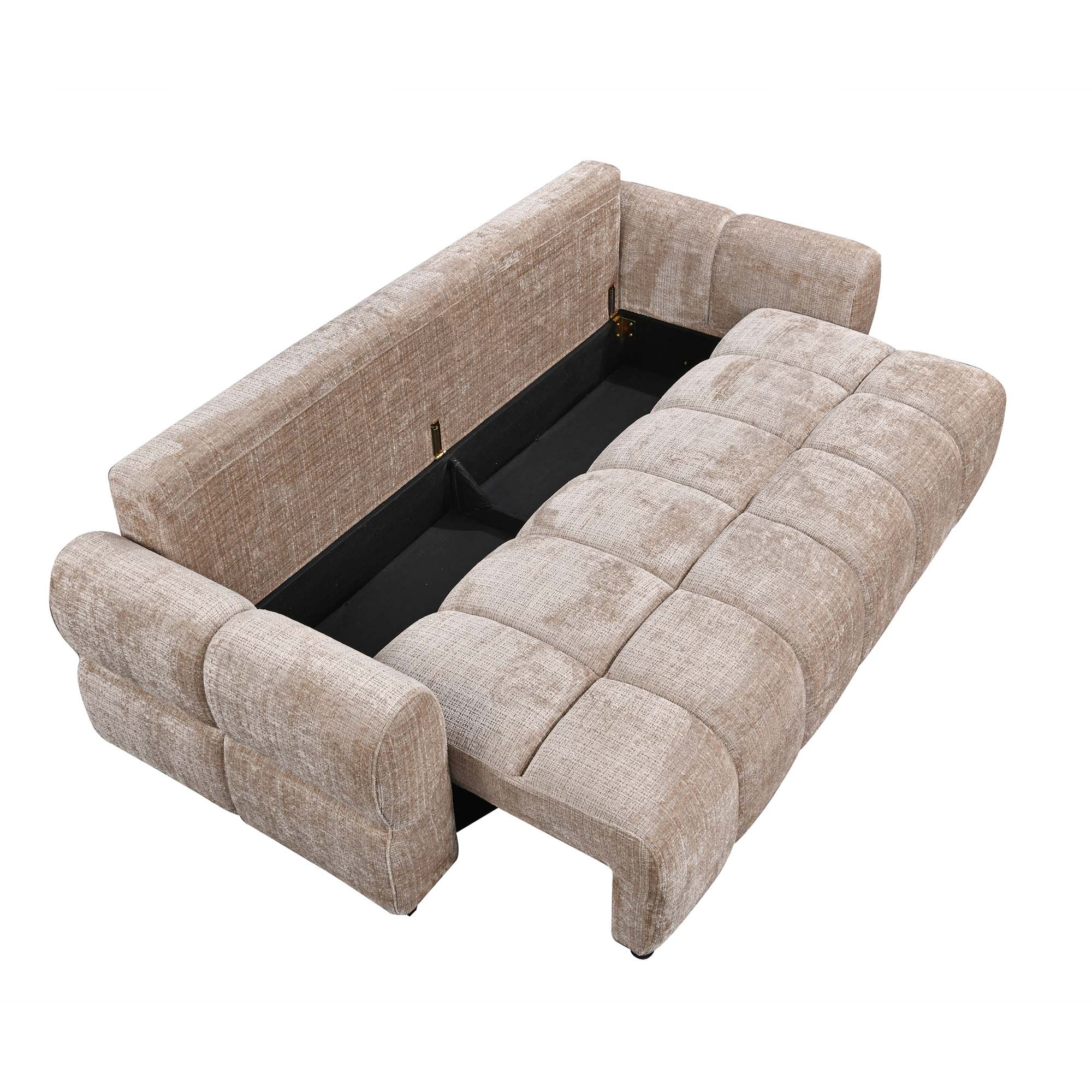 Cara Sofa Sleeper in Beige (Pre-order)