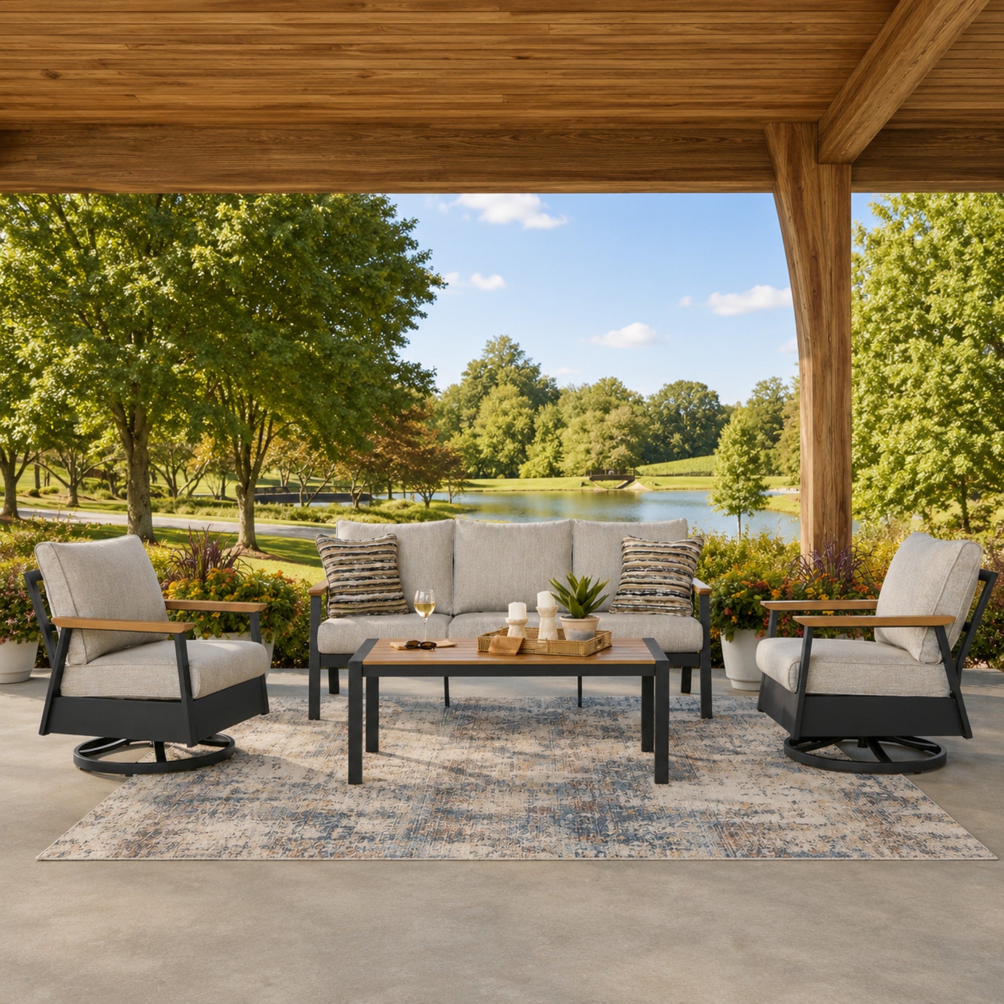 Carmel Highlands Outdoor Sofa Set