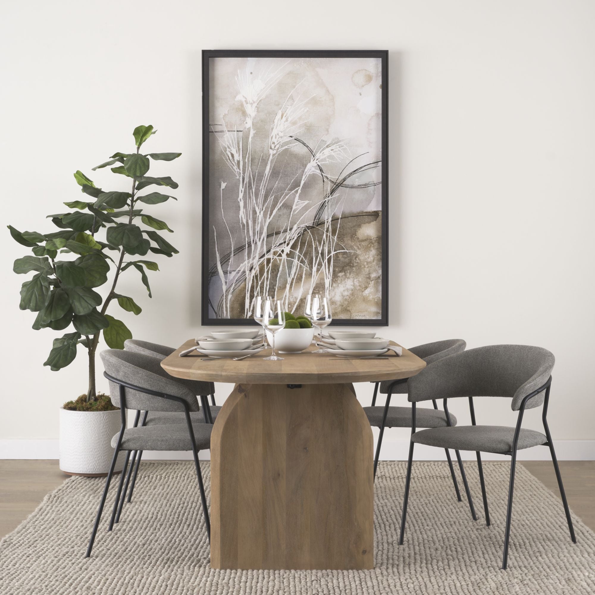 Mercana Carolyn Dining Chair in Grey | CastleUp Experience Centre Online Furniture