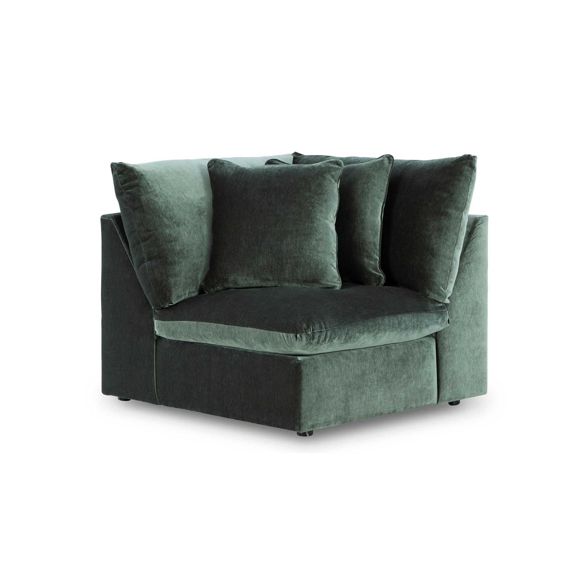 Carriage View 3-piece sectional in jade green by Signature Design by Ashley