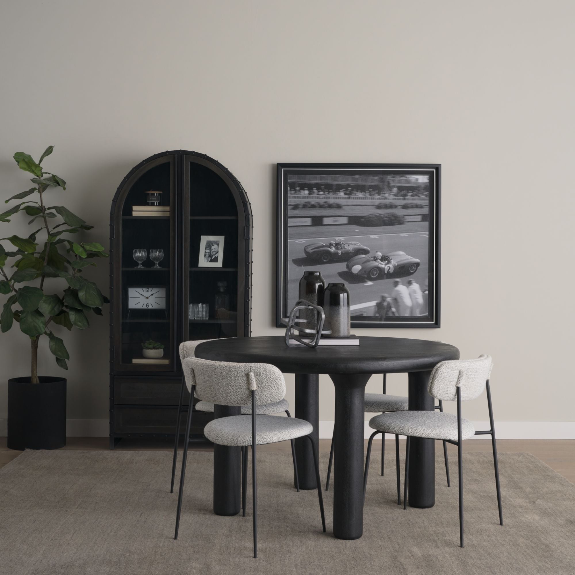 Mercana Casey Collection Dining Chair in Light Grey | CastleUp Experience Centre Online Furniture