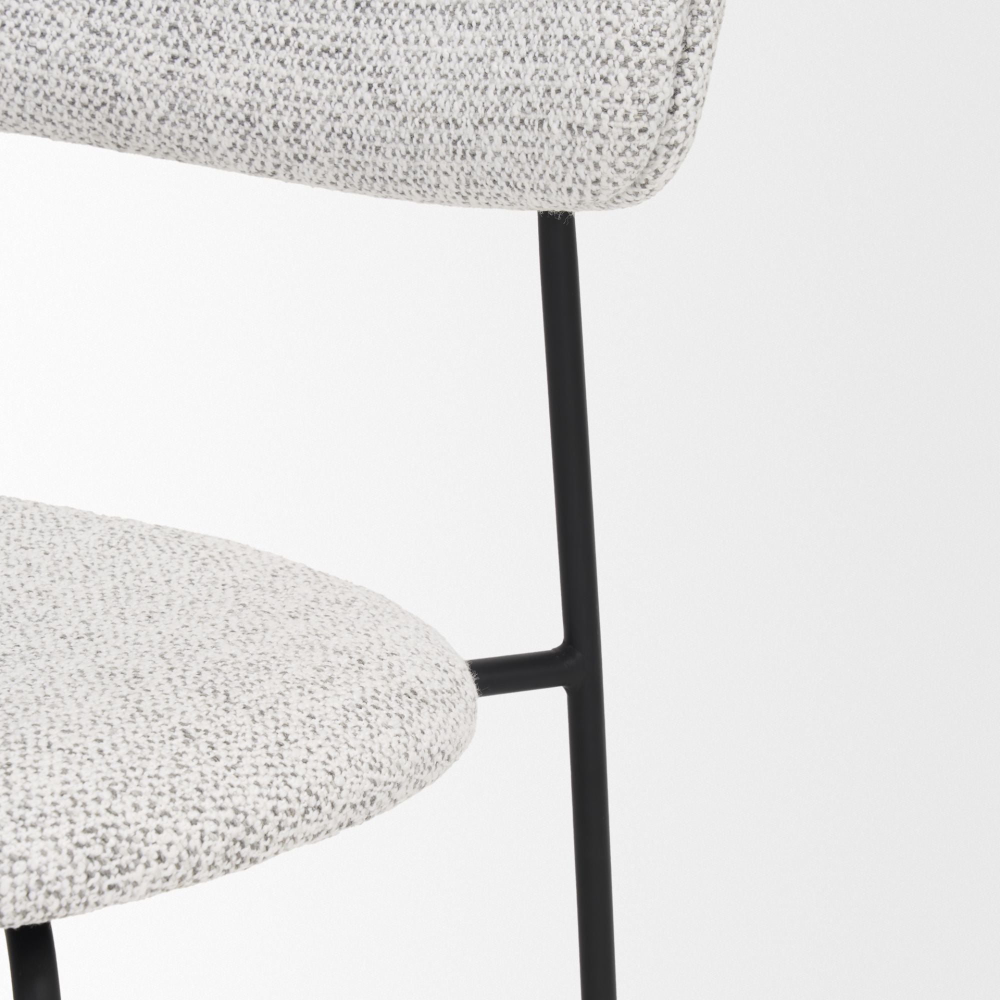 Mercana Casey Collection Dining Chair in Light Grey | CastleUp Experience Centre Online Furniture