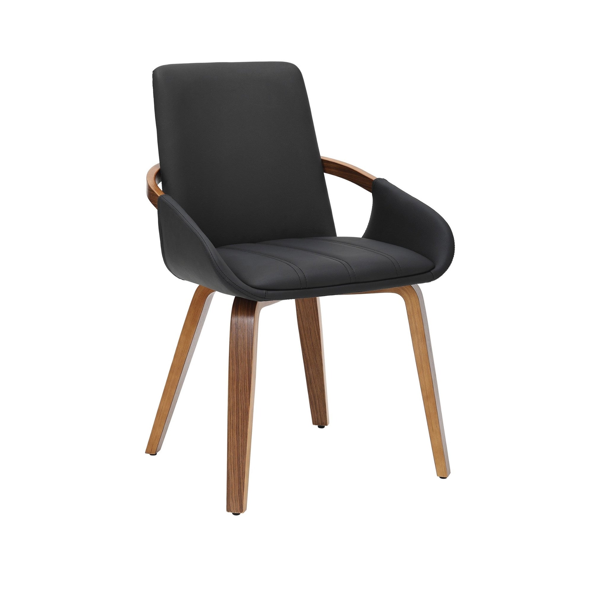 Chaise de salle à manger Caspian moderne du milieu du siècle, couleur sable (lot de 2)