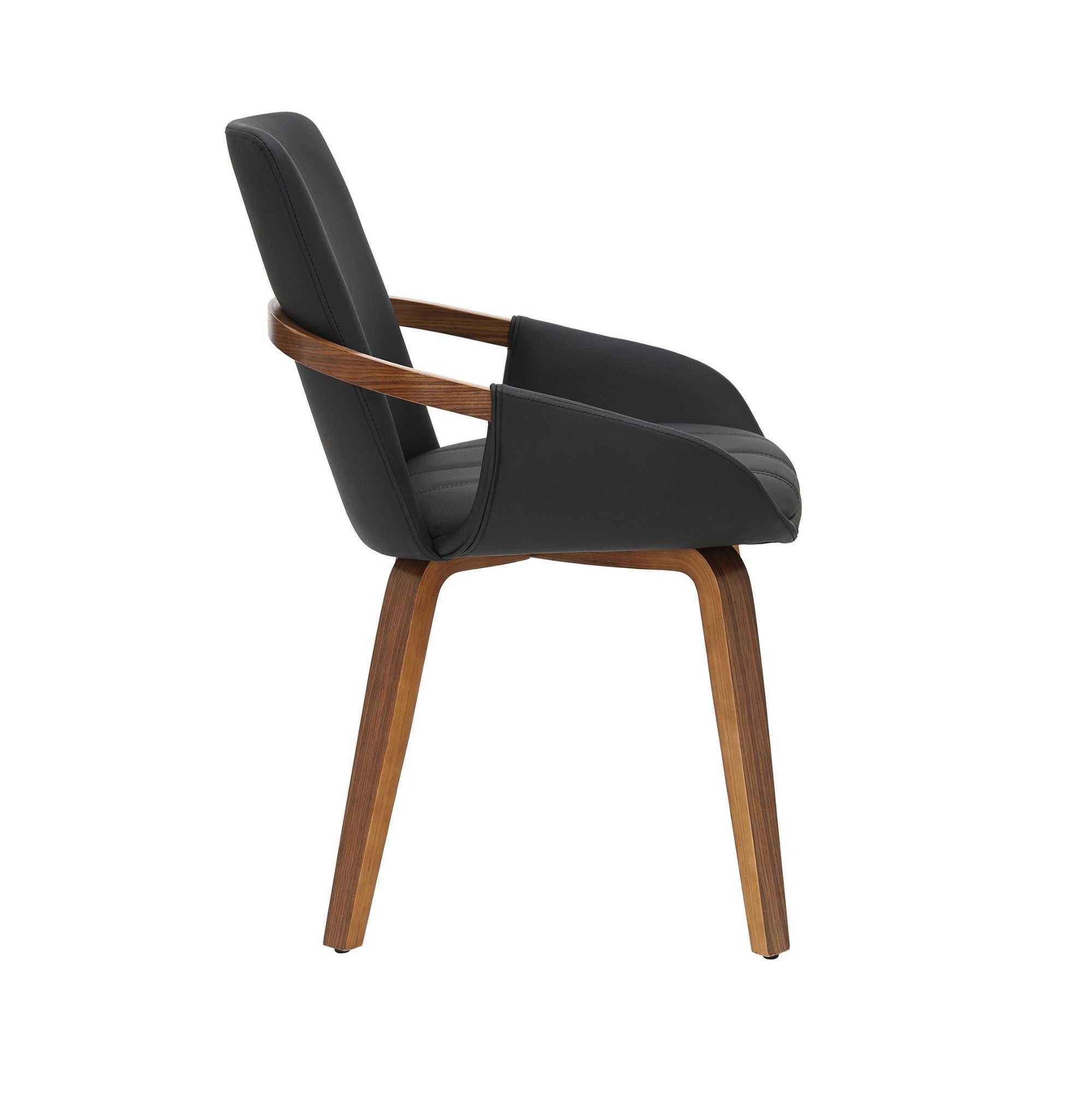 Chaise de salle à manger Caspian moderne du milieu du siècle, couleur sable (lot de 2)