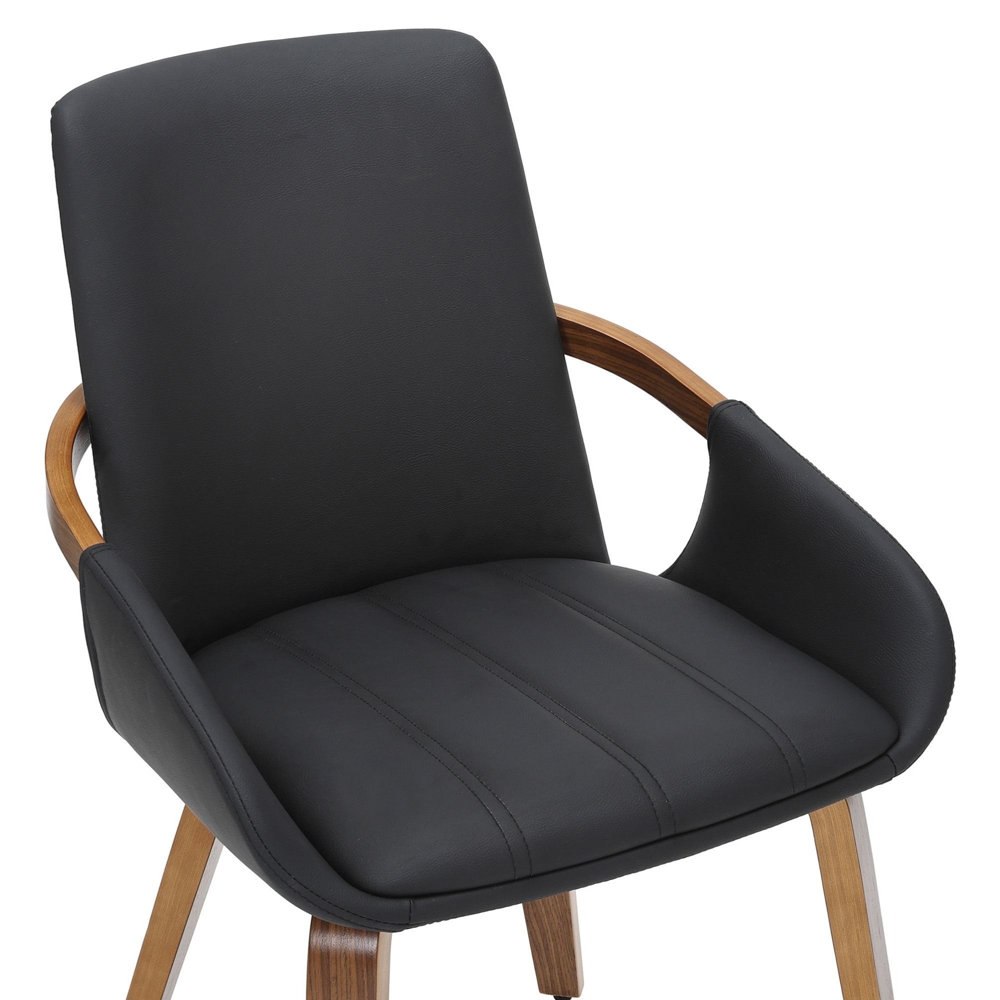 Chaise de salle à manger Caspian moderne du milieu du siècle, couleur sable (lot de 2)