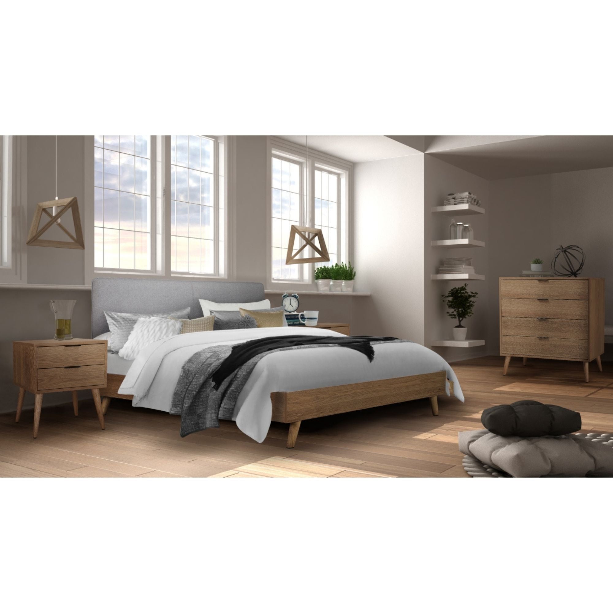 Cassidy Collection Platform Bed | CastleUp Experience Centre