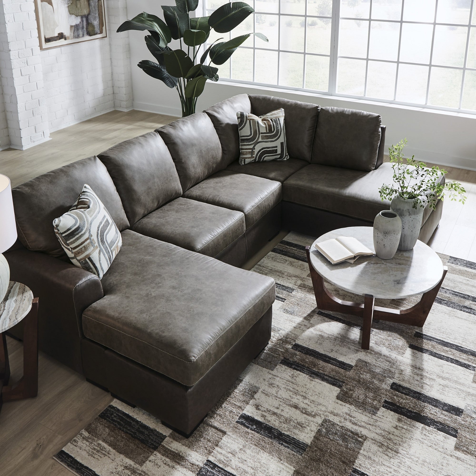 Castille Way 2-Piece Sectional Sleeper with Chaise