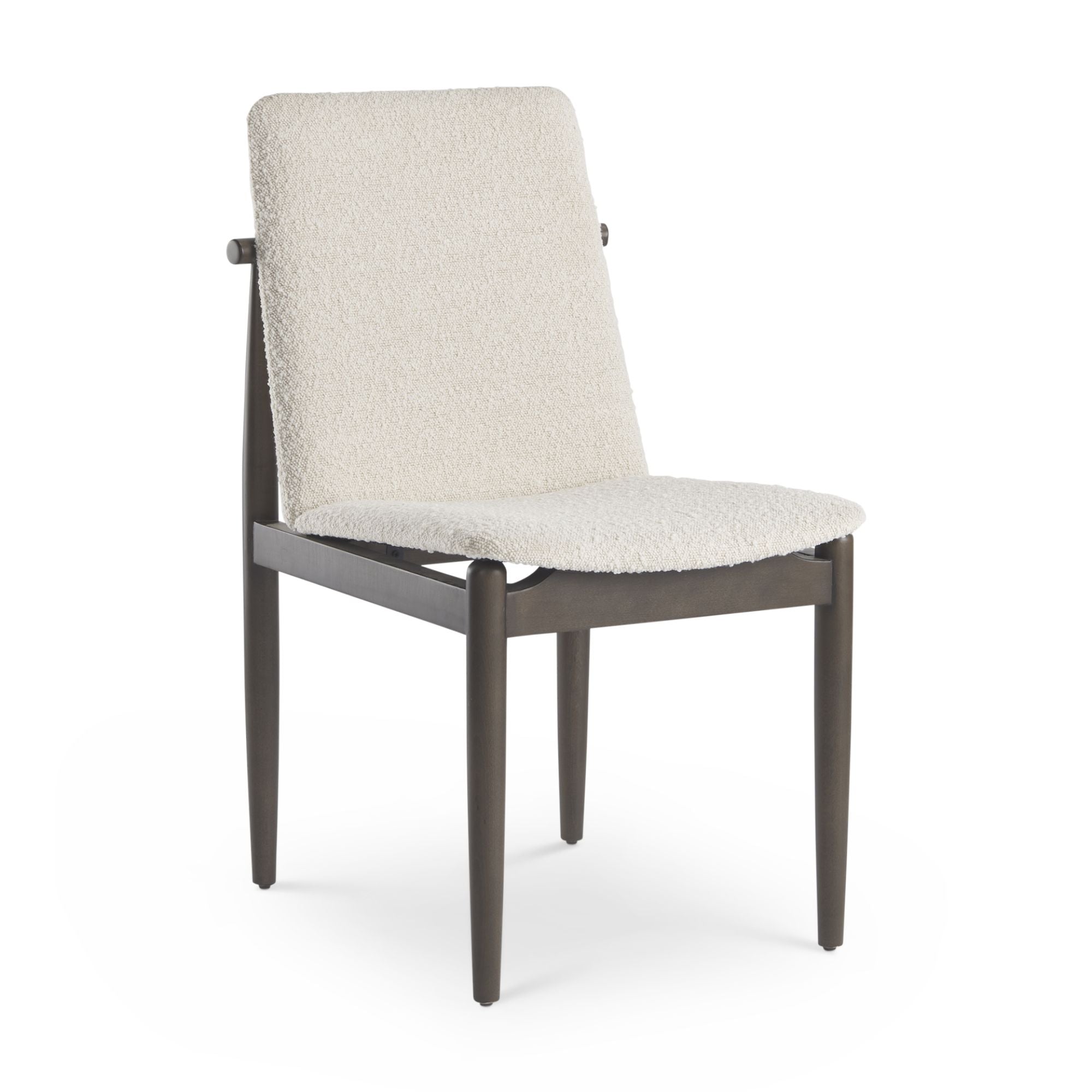 Mercana Cavett Dining Chair in Cream/Dark Brown | CastleUp Experience Centre Online Furniture