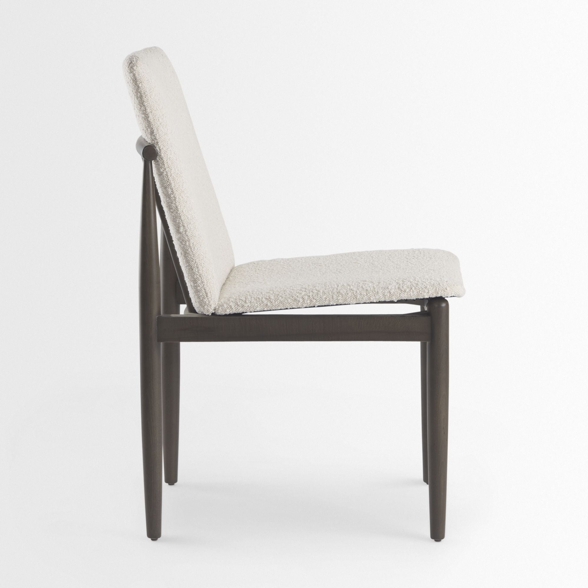 Mercana Cavett Dining Chair in Cream/Dark Brown | CastleUp Experience Centre Online Furniture