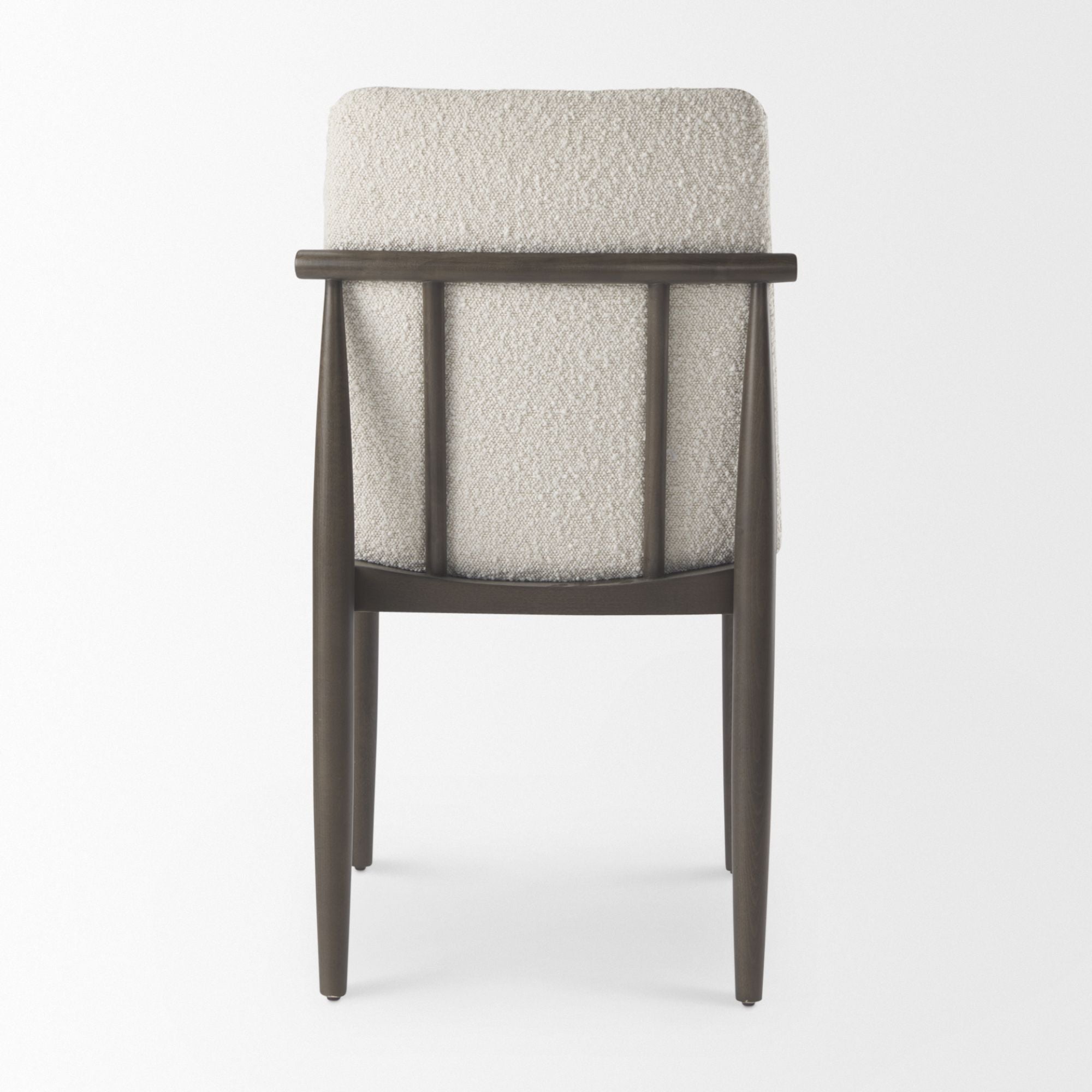 Mercana Cavett Dining Chair in Cream/Dark Brown | CastleUp Experience Centre Online Furniture