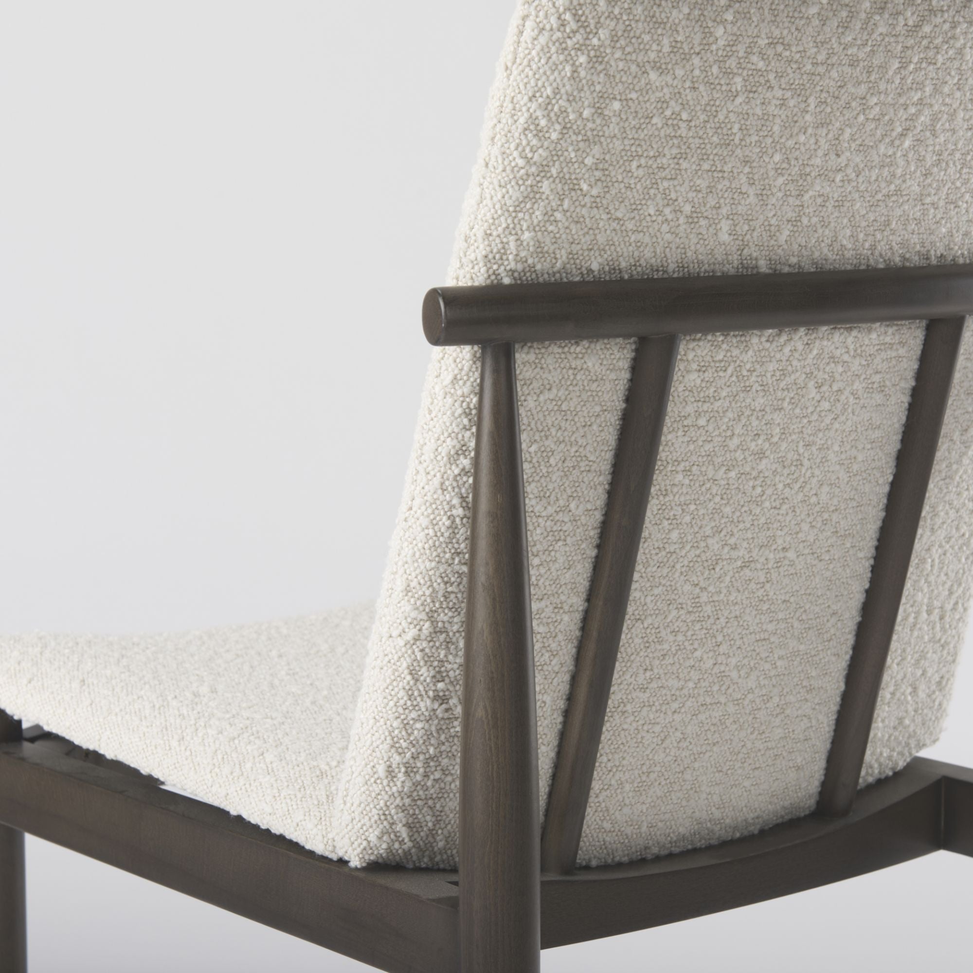 Mercana Cavett Dining Chair in Cream/Dark Brown | CastleUp Experience Centre Online Furniture