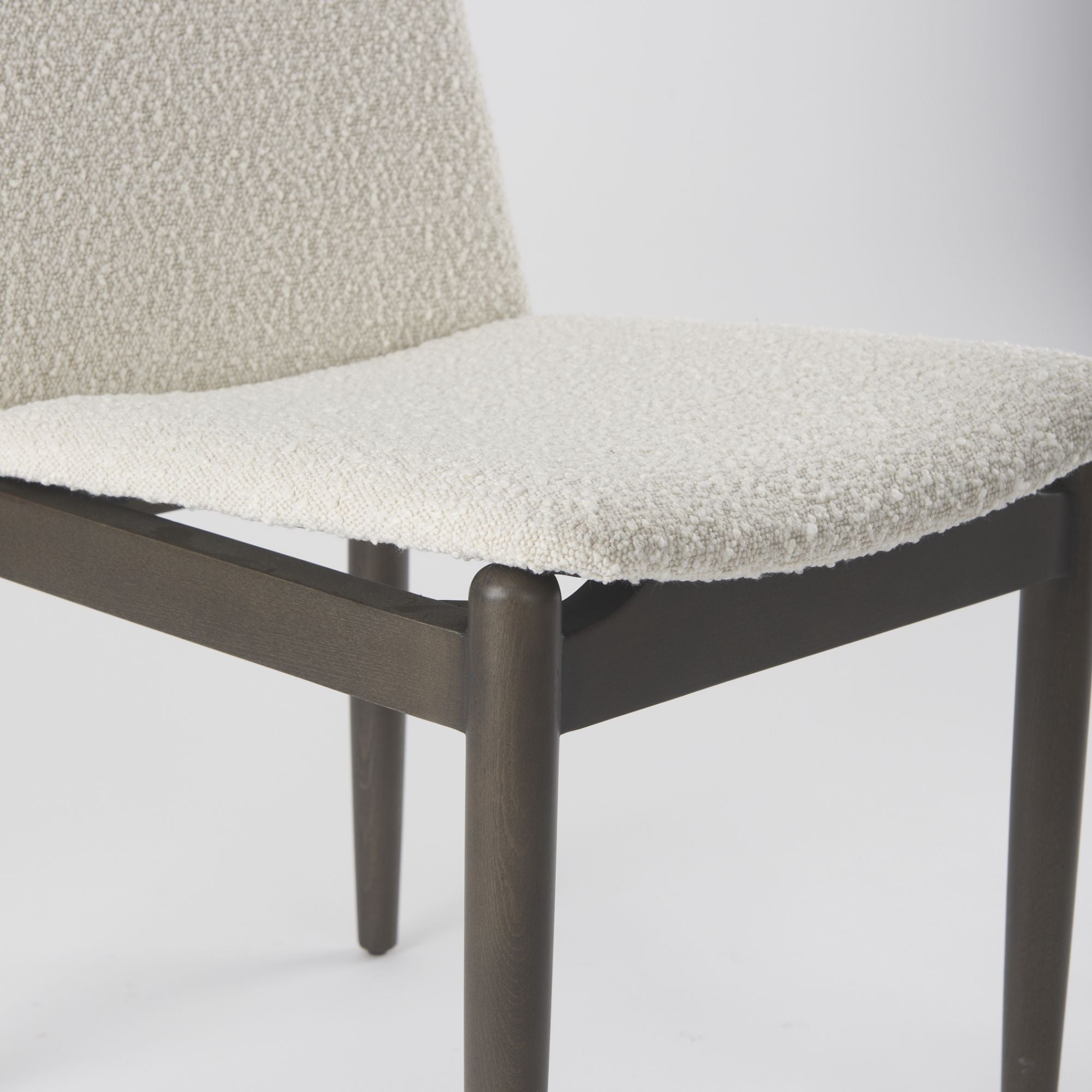 Mercana Cavett Dining Chair in Cream/Dark Brown | CastleUp Experience Centre Online Furniture