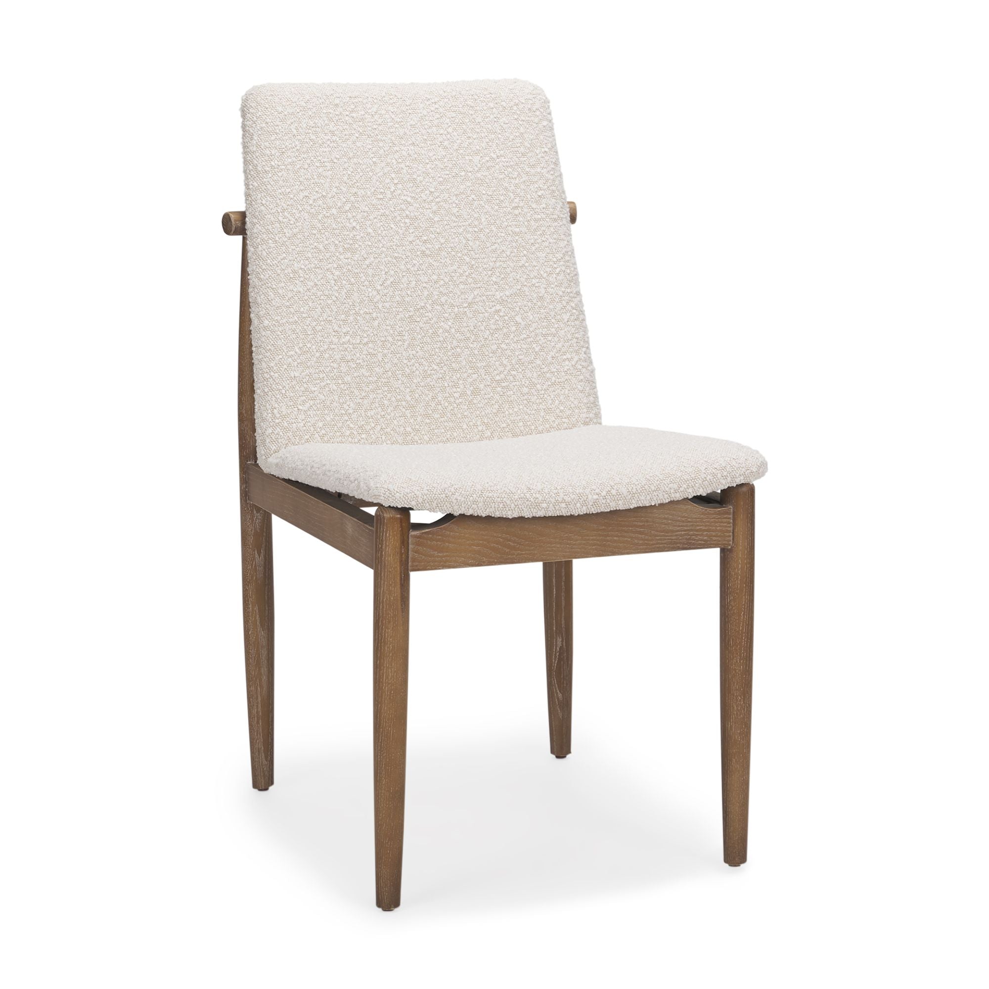 Mercana Cavett Dining Chair in Cream/Dark Brown | CastleUp Experience Centre Online Furniture