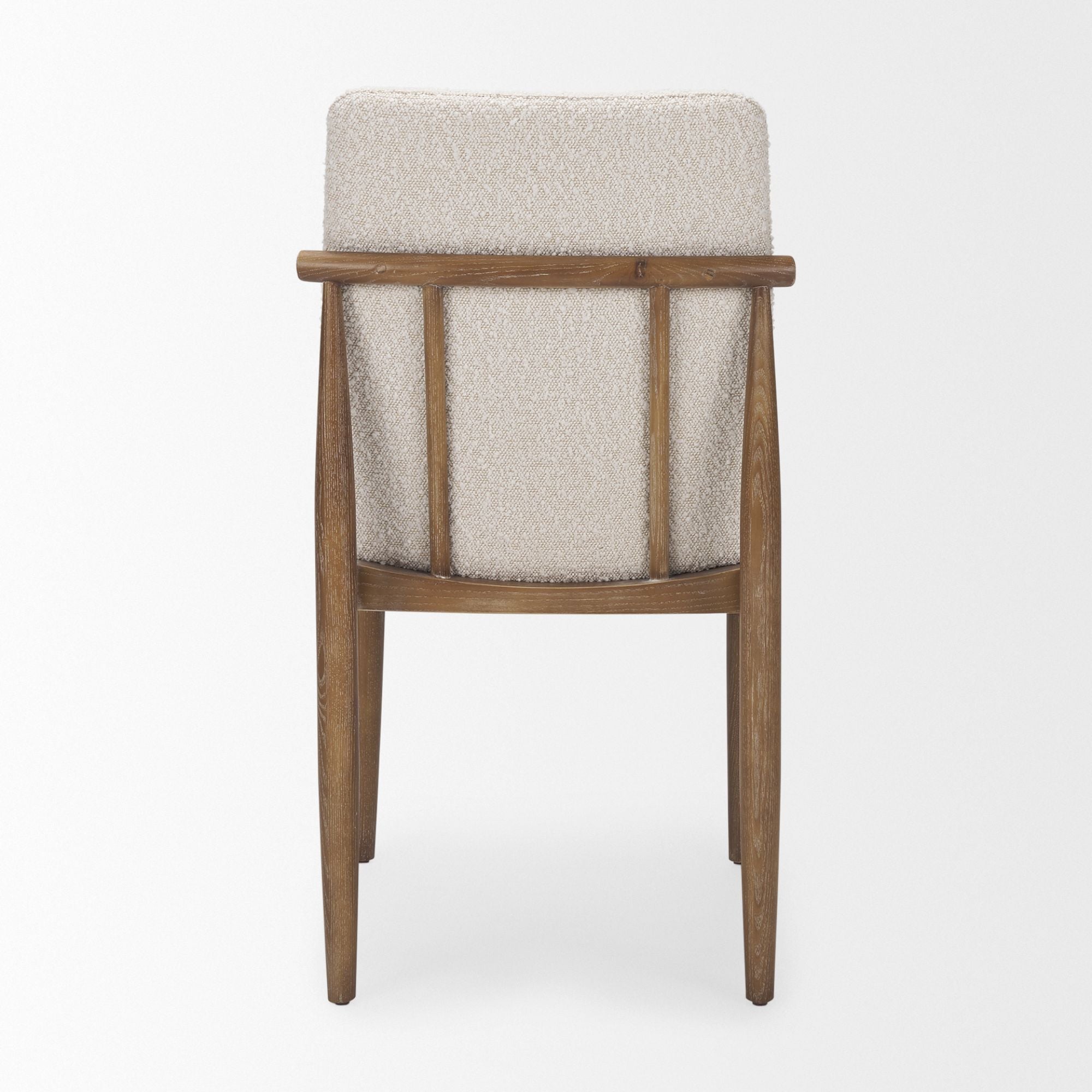 Mercana Cavett Dining Chair in Cream/Dark Brown | CastleUp Experience Centre Online Furniture