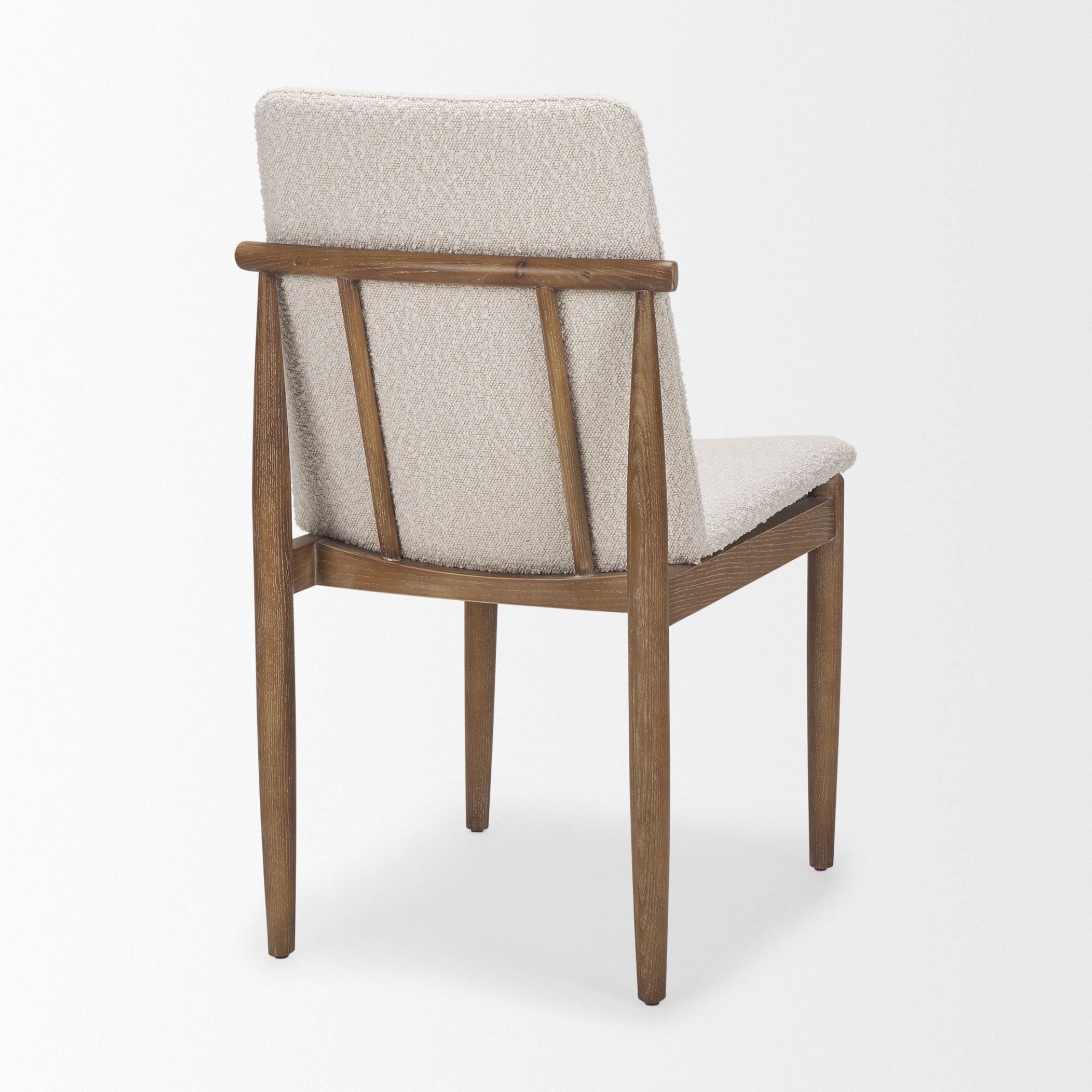 Mercana Cavett Dining Chair in Cream/Dark Brown | CastleUp Experience Centre Online Furniture