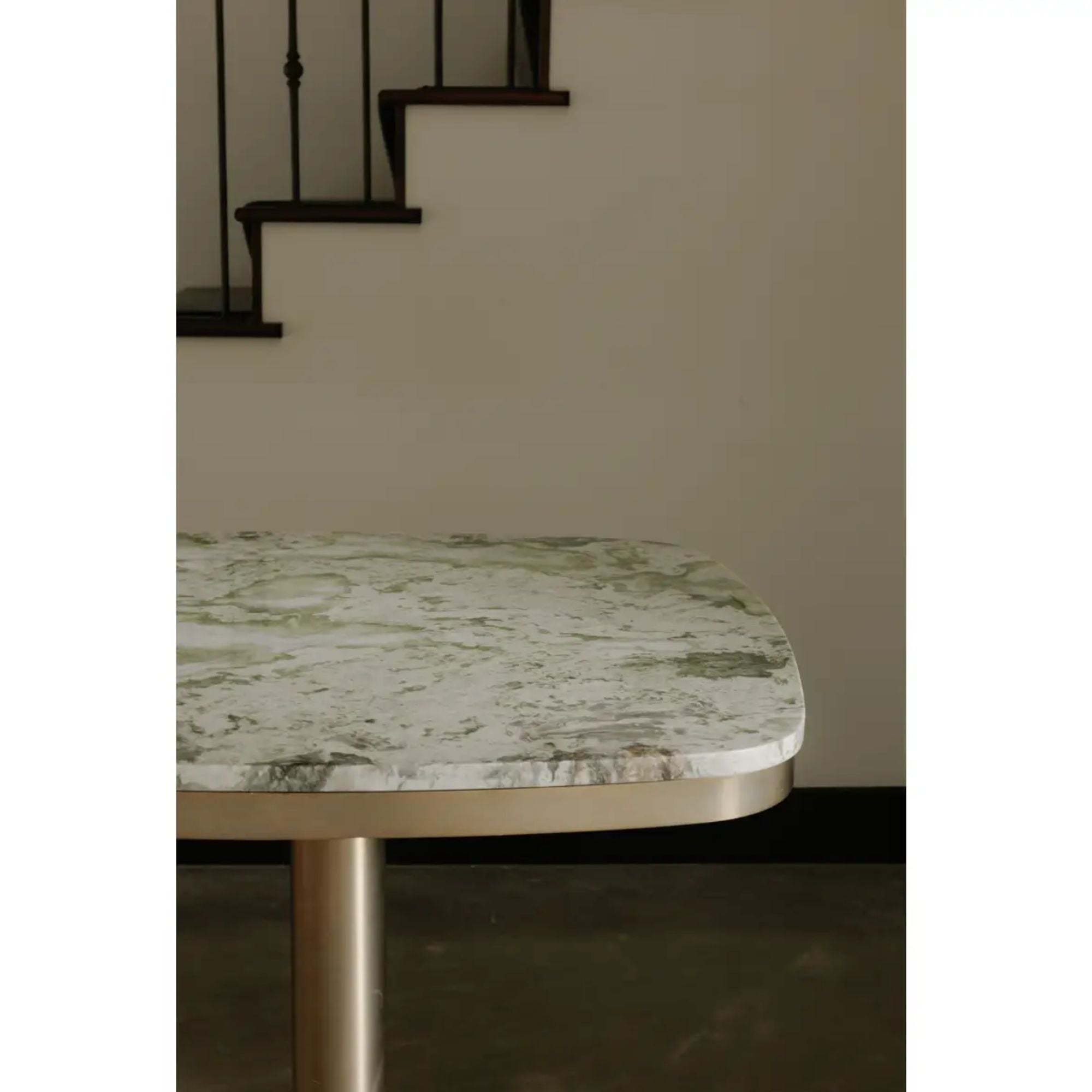 Moe's Home Celeste Cafe Collection Table Green Onyx Marble | CastleUp Experience Centre Online Furniture