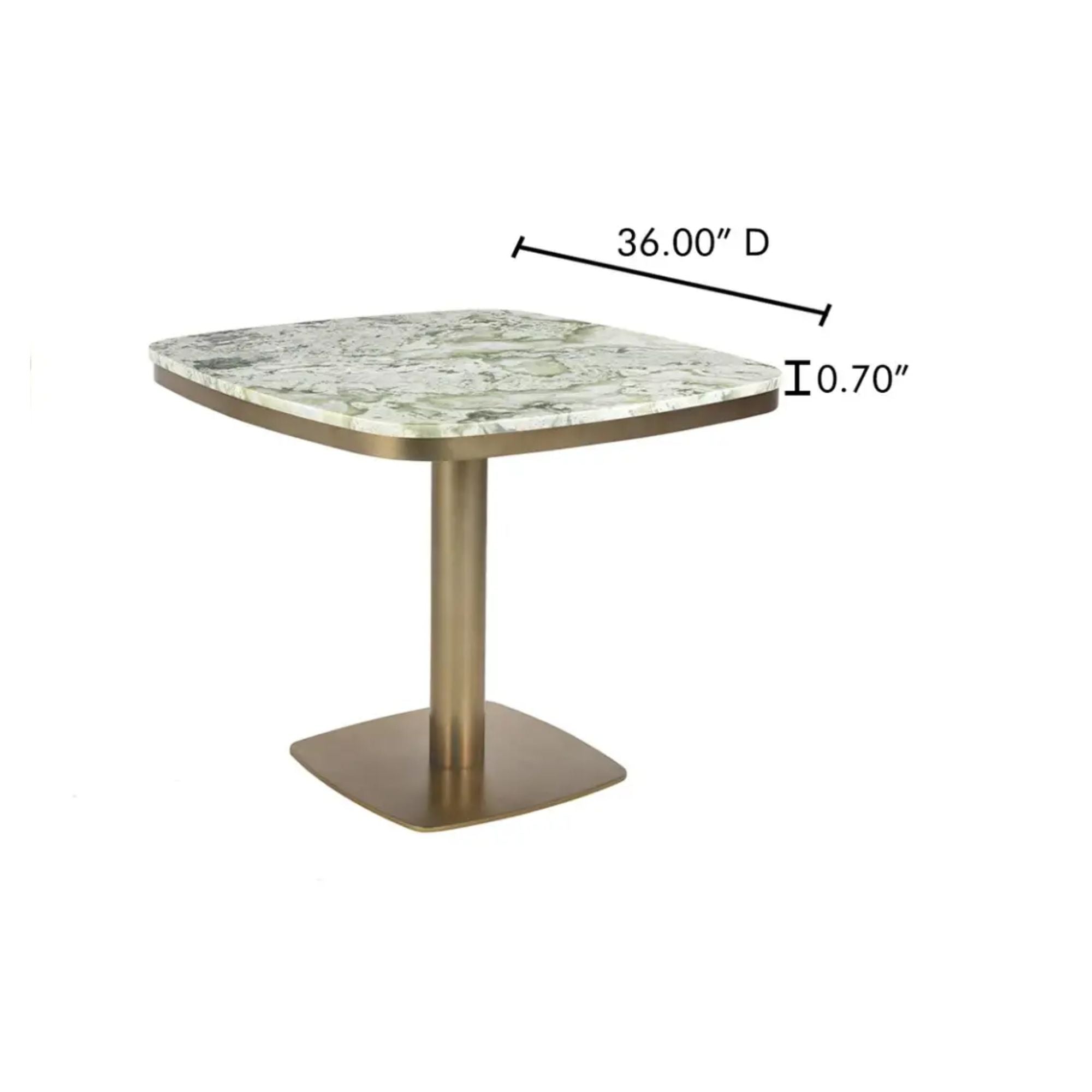 Moe's Home Celeste Cafe Collection Table Green Onyx Marble | CastleUp Experience Centre Online Furniture