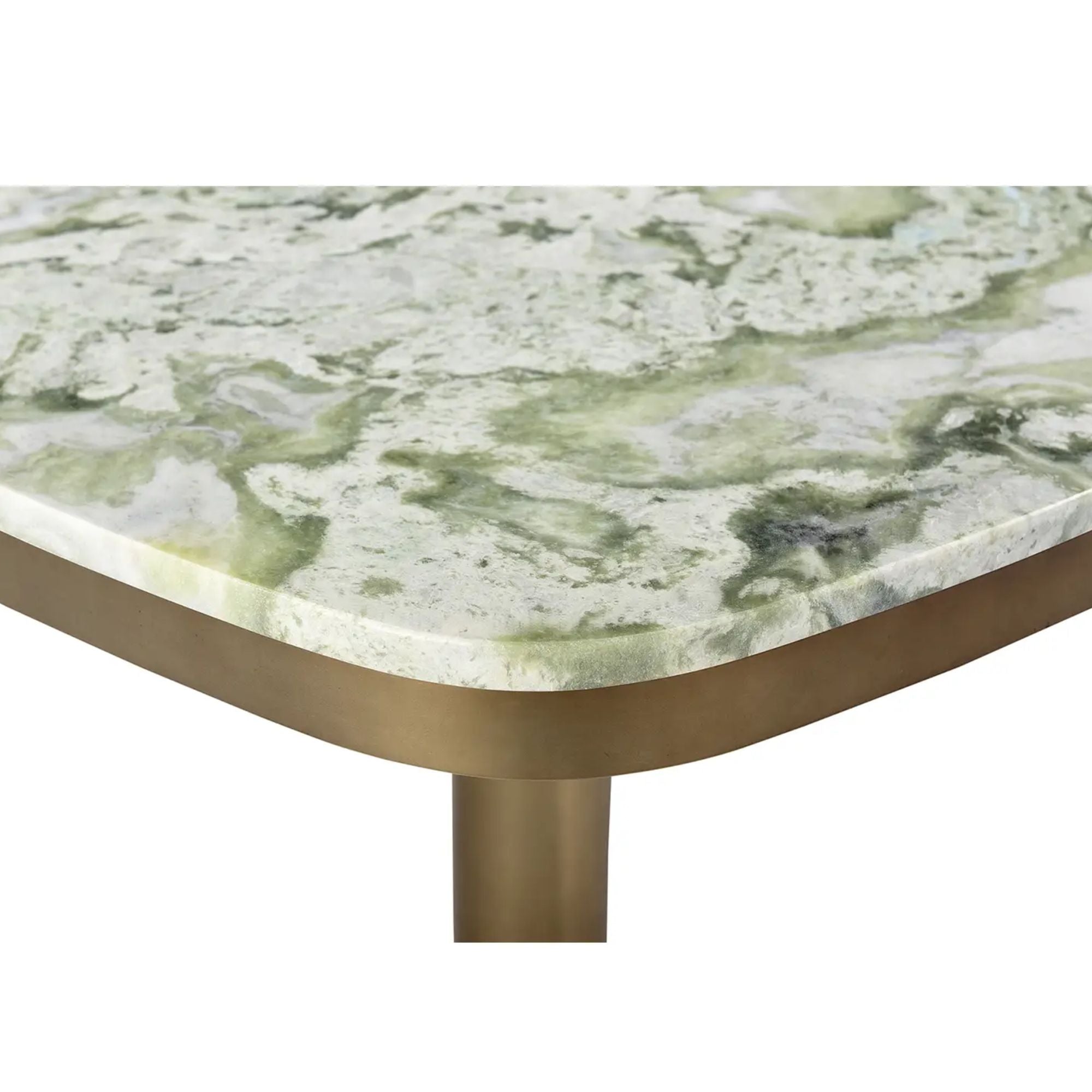 Moe's Home Celeste Cafe Collection Table Green Onyx Marble | CastleUp Experience Centre Online Furniture