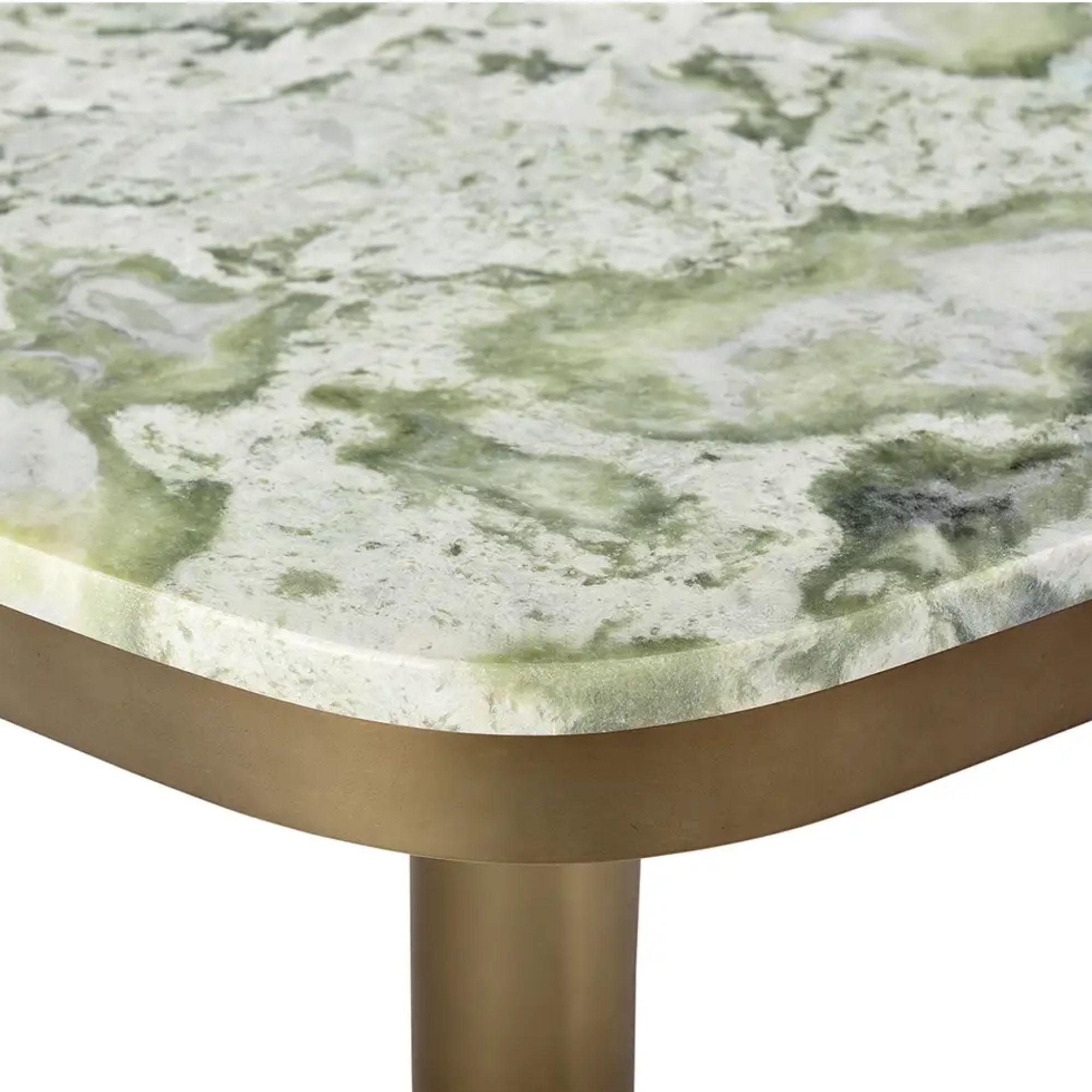 Moe's Home Celeste Cafe Collection Table Green Onyx Marble | CastleUp Experience Centre Online Furniture