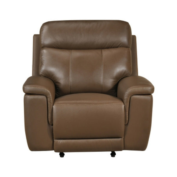 Celestia Leather Power Glider Reclining Chair Brown | CastleUp Experience Centre Online Furniture