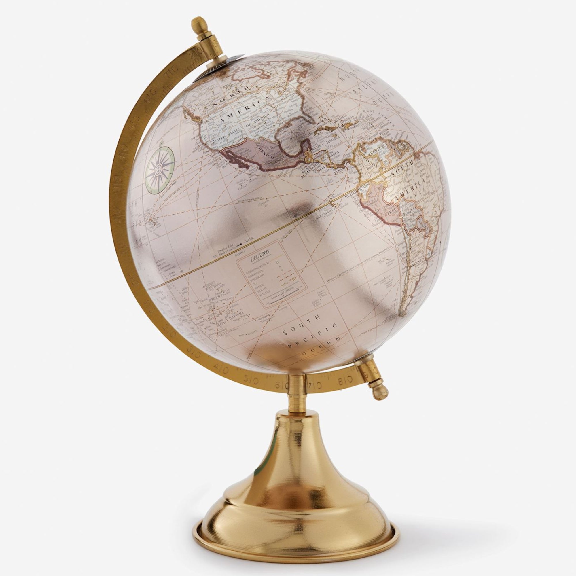 Champagne & Gold Decorative Globe