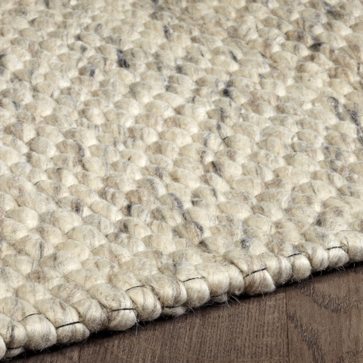 Chinook Handmade Wool Marble Rug.