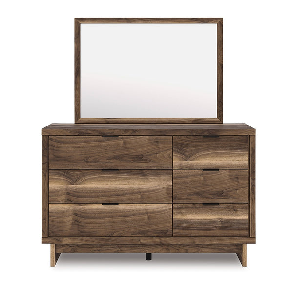 CastleUp Chirason dresser and mirror set, modern bedroom furniture with a sleek dresser and matching wall mirror.