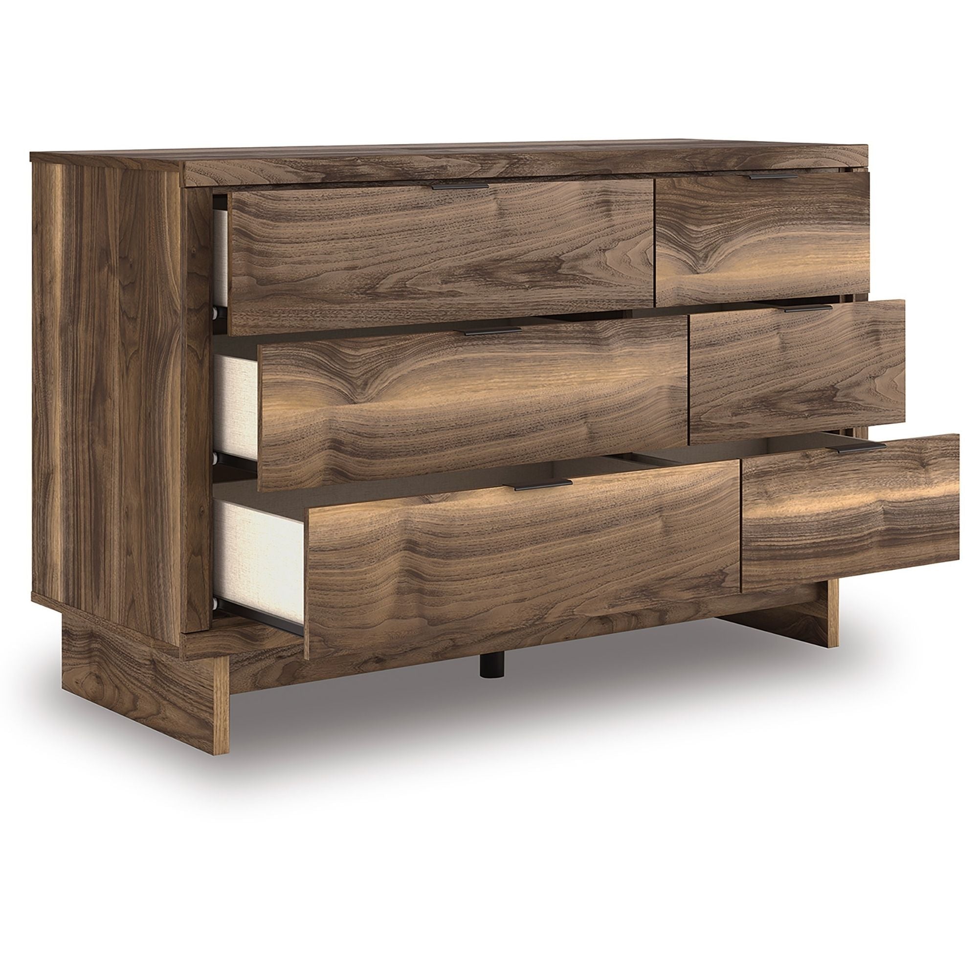 CastleUp Chirason dresser and mirror set featuring a modern wooden bedroom furniture design with a matching mirror.