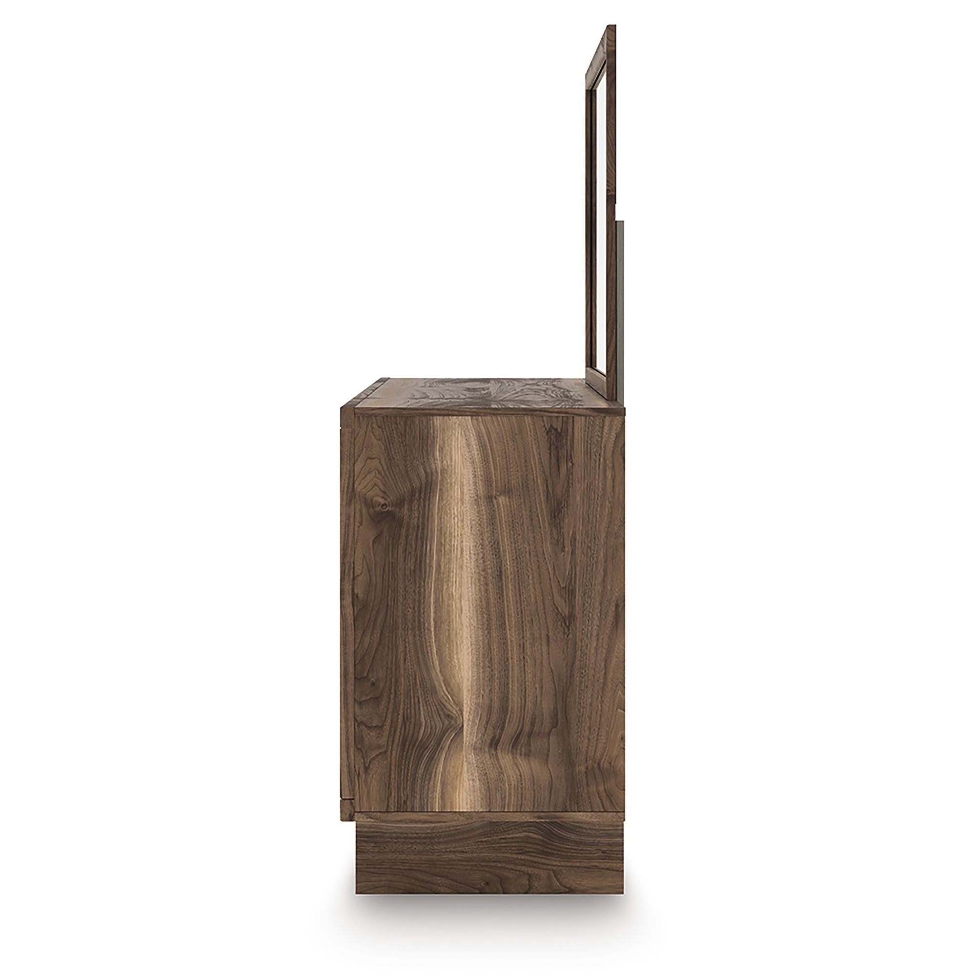 CastleUp Chirason dresser and mirror set featuring a modern wooden bedroom furniture piece with a sleek mirror.