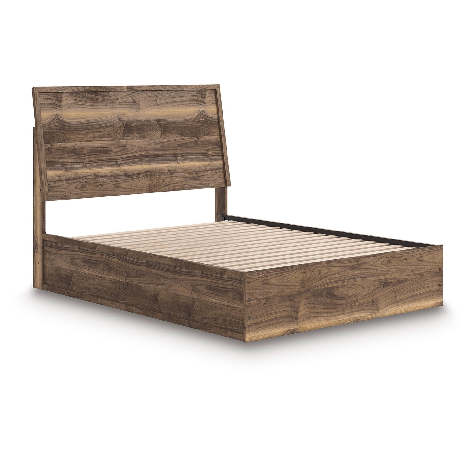 Signature Ashley Chirason panel bed bedroom set featuring a sturdy wooden bed frame and matching bedroom furniture.