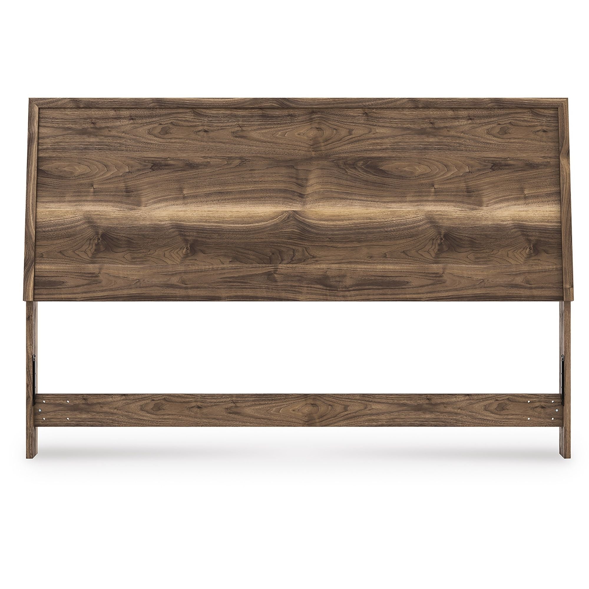 Signature Ashley Chirason panel bed with a wooden headboard and frame, showcasing a classic bedroom furniture design.
