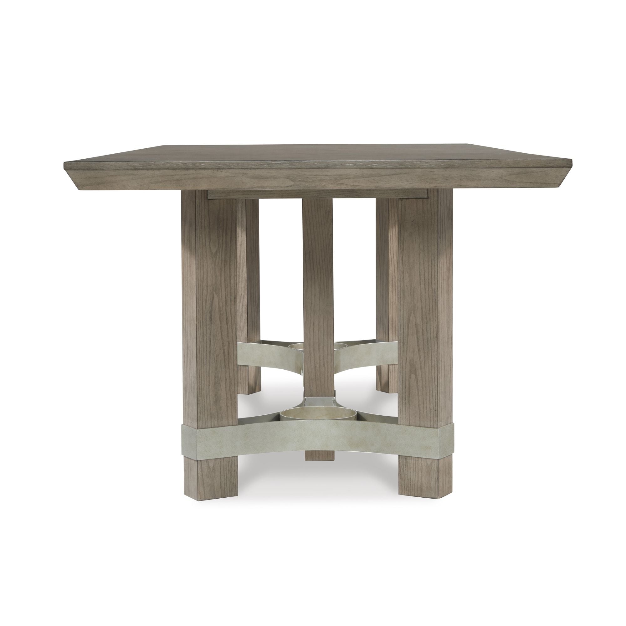 Rectangular Chrestner dining room table by Signature Ashley with a wooden finish, set in a modern kitchen or dining space.