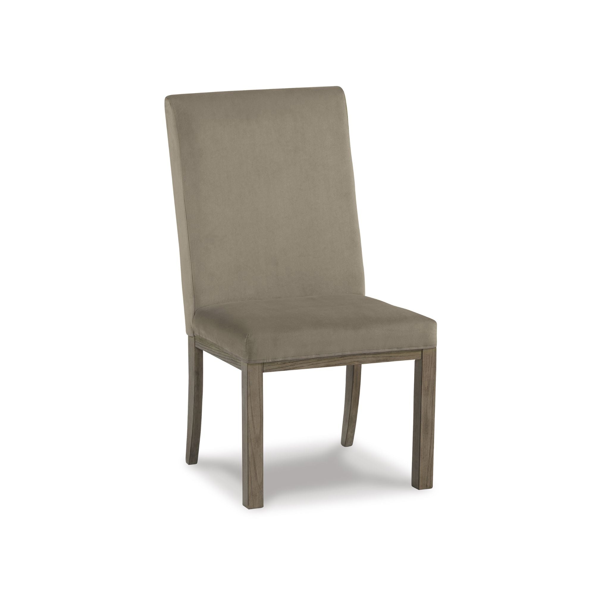 Set of two Chrestner Dining UPH side chairs by Signature Ashley, showcasing upholstered seats and modern kitchen and dining room style.