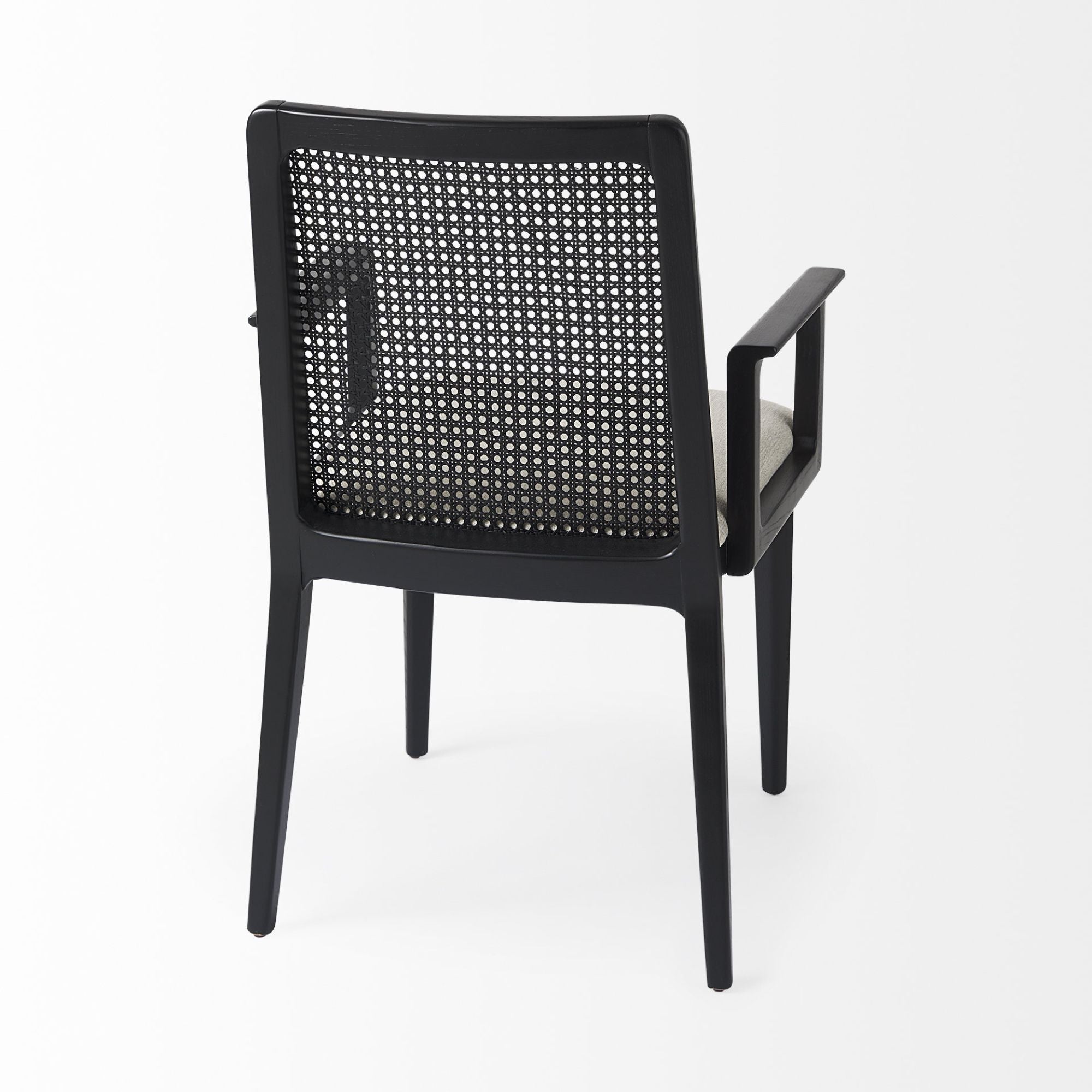 Mercana Clara Collection Arm Dining Chair in Black | CastleUp Experience Centre Online Furniture
