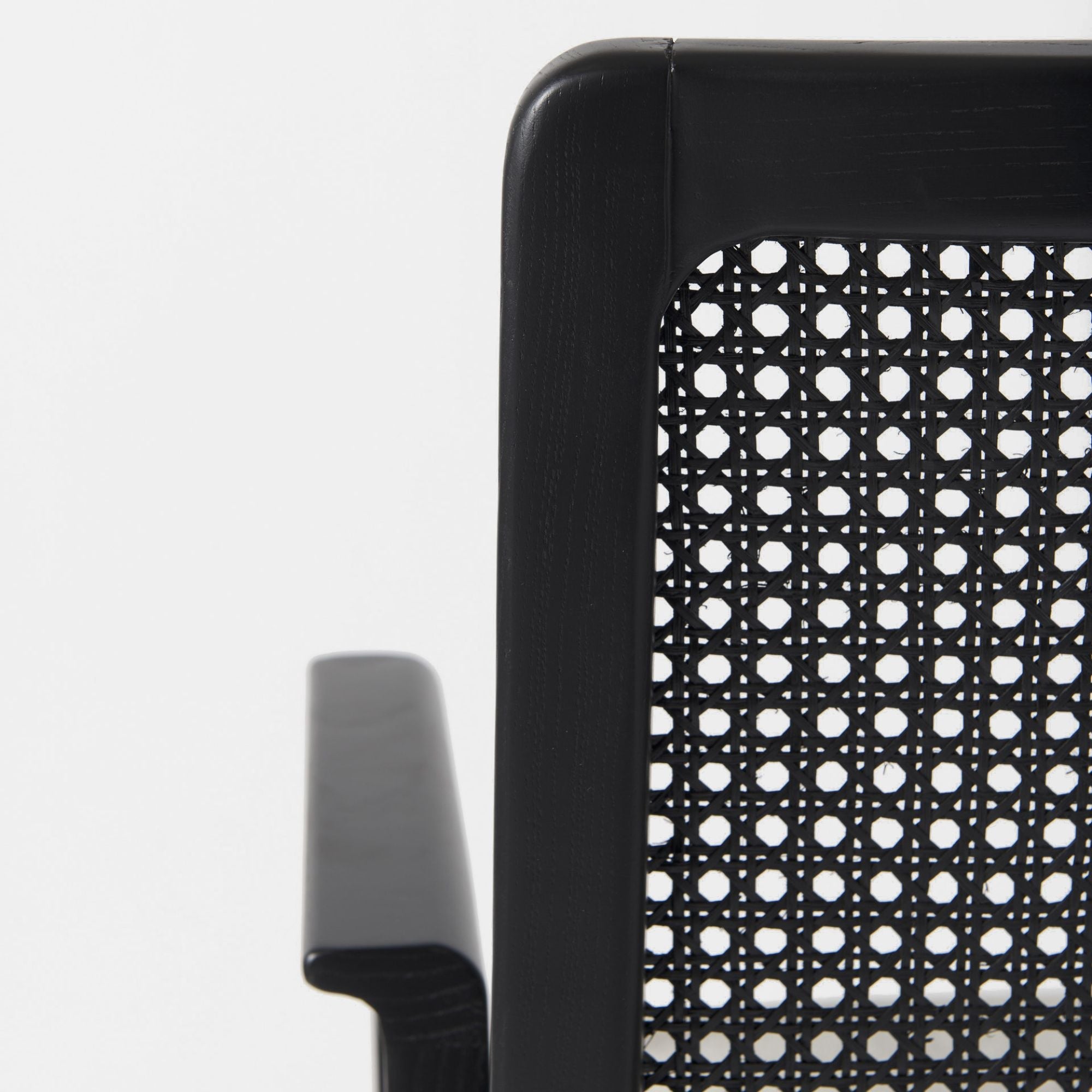 Mercana Clara Collection Arm Dining Chair in Black | CastleUp Experience Centre Online Furniture