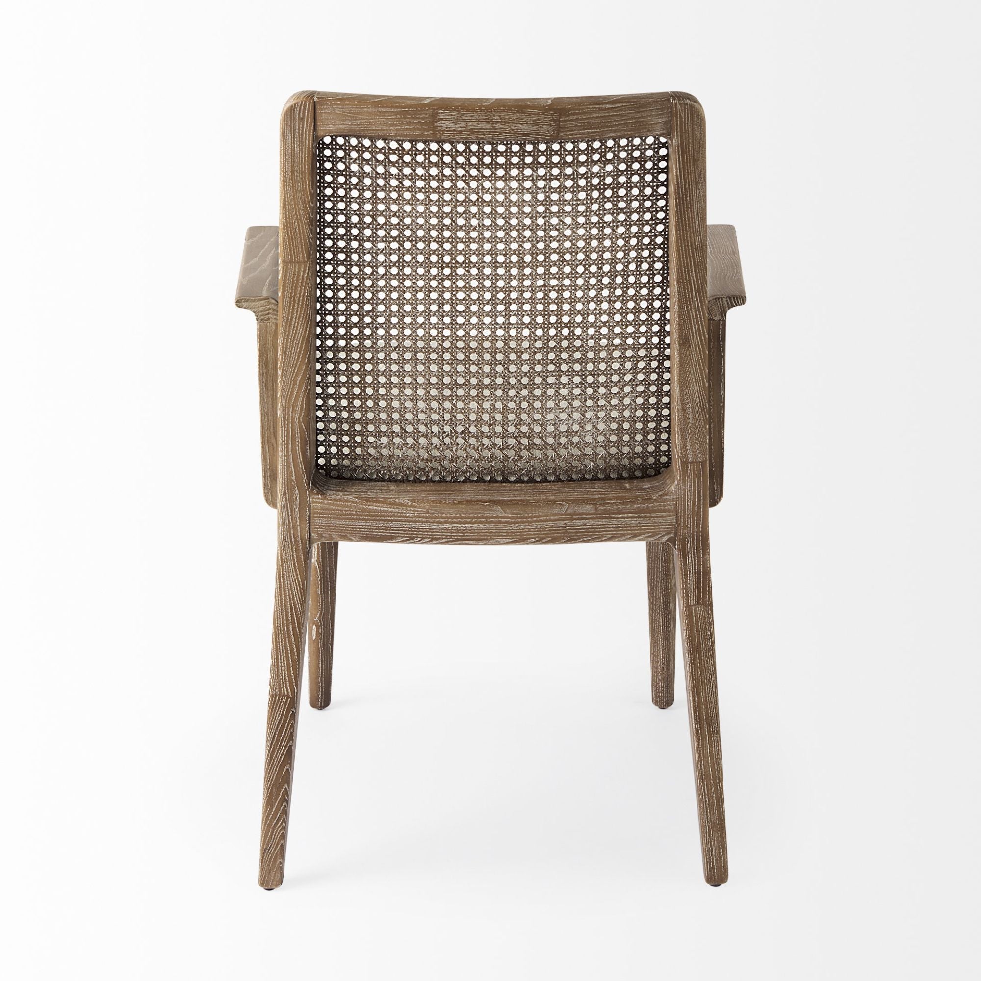 Mercana Clara Collection Arm Dining Chair in Light Brown | CastleUp Experience Centre Online Furniture