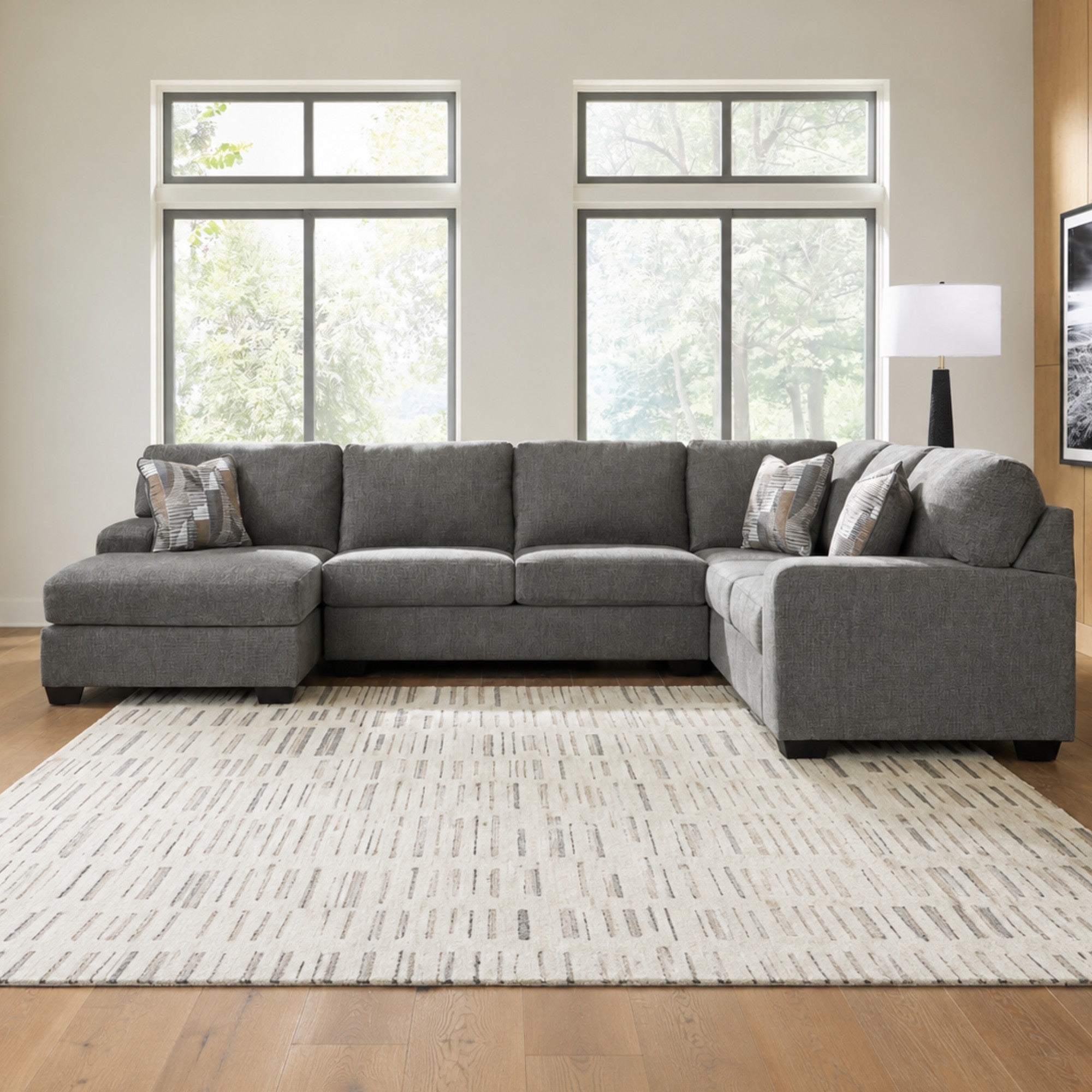 Clarington 3-Piece Sectional with Chaise