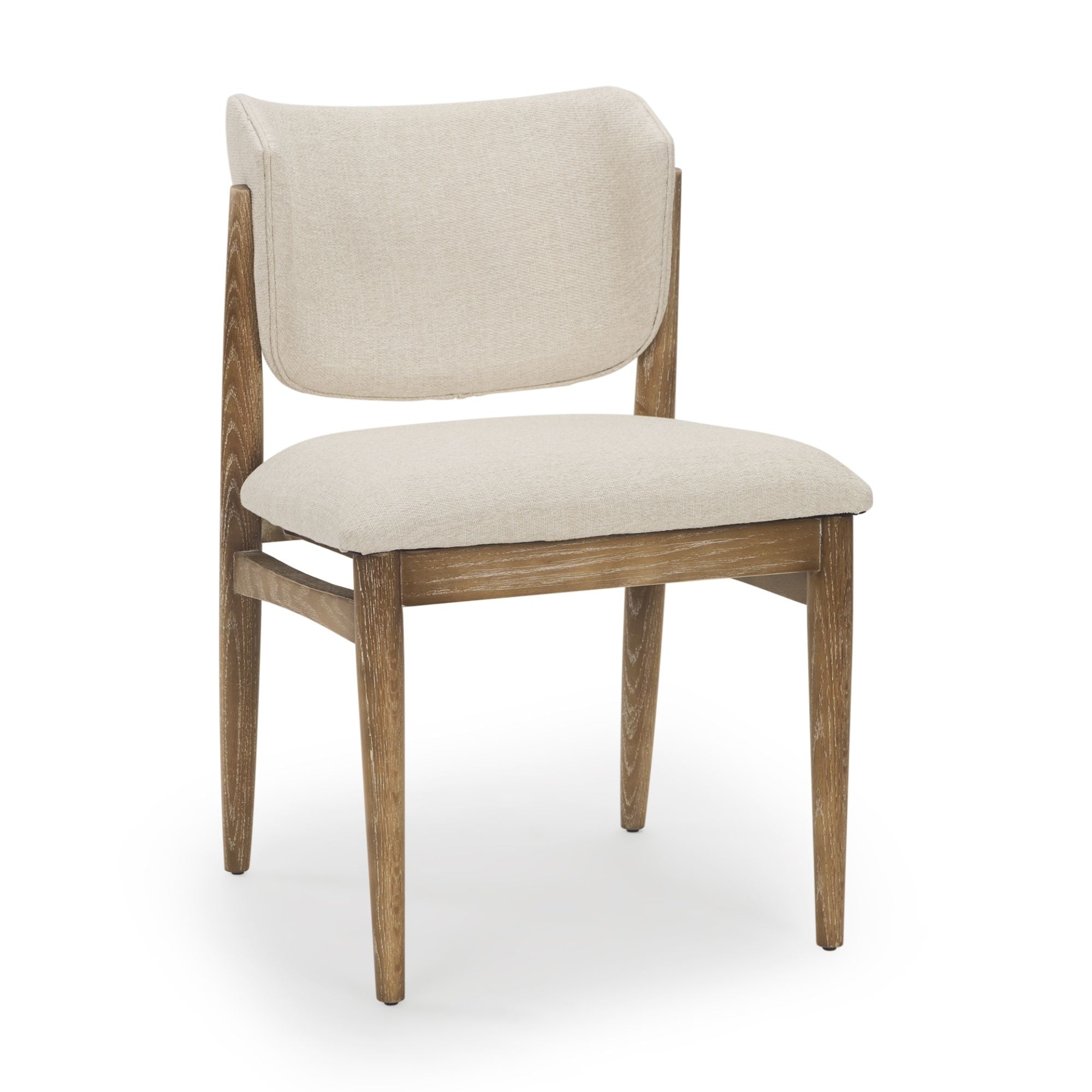 Cercana Cline Collection Wodd Dining Chair in Cream | CastleUp Experience Centre Online Furniture