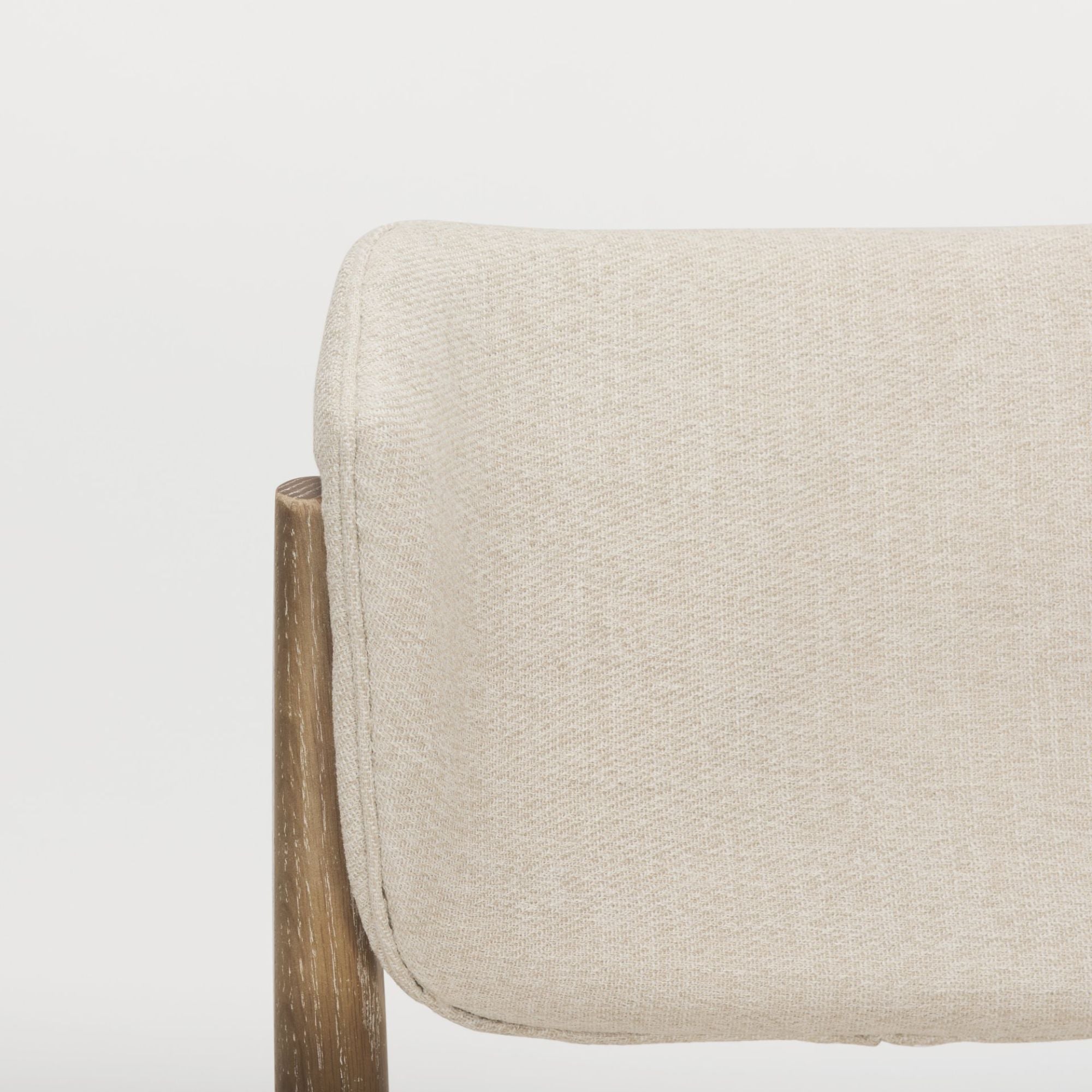 Cercana Cline Collection Wodd Dining Chair in Cream | CastleUp Experience Centre Online Furniture
