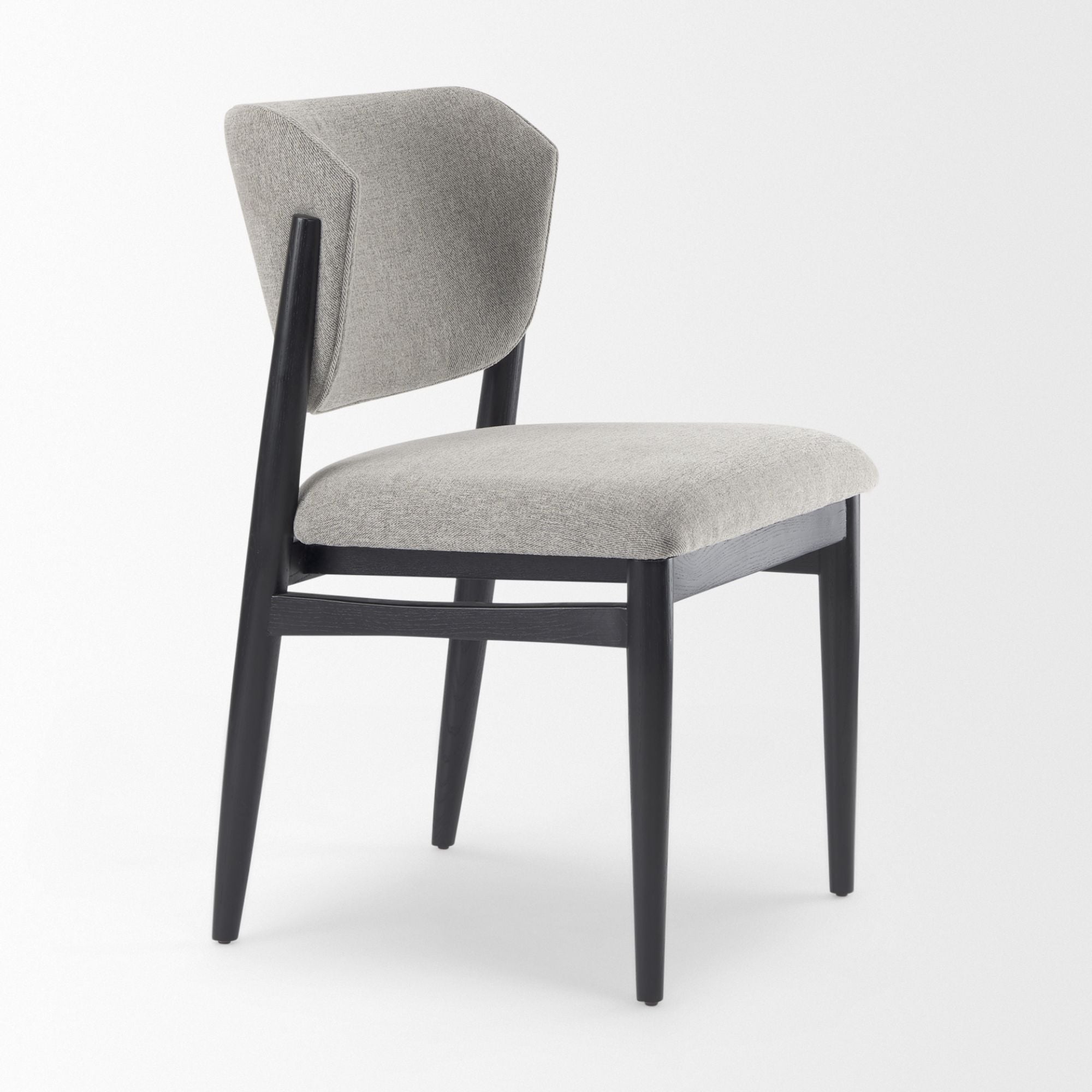 Cercana Cline Collection Wodd Dining Chair in Grey | CastleUp Experience Centre Online Furniture