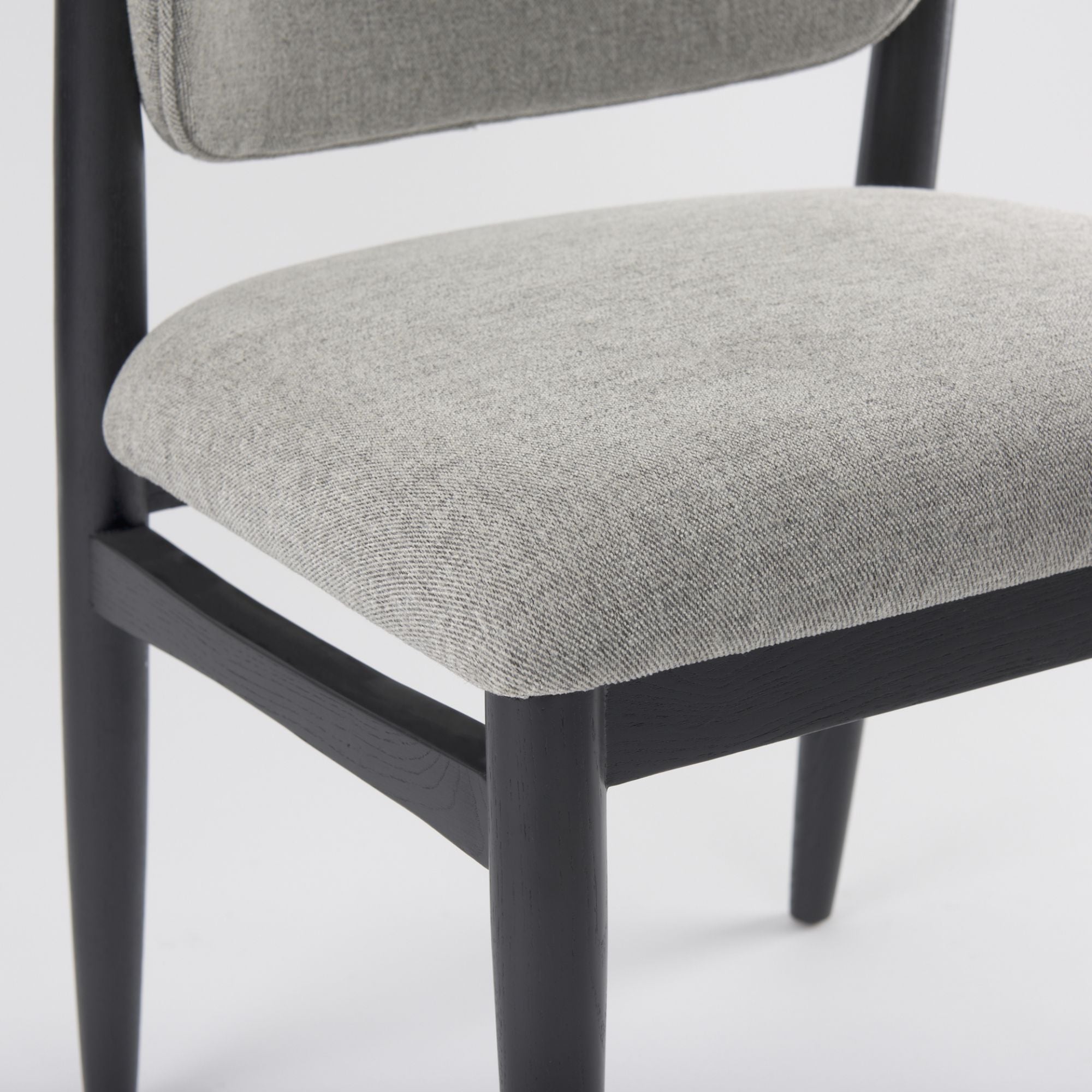 Cercana Cline Collection Wodd Dining Chair in Grey | CastleUp Experience Centre Online Furniture