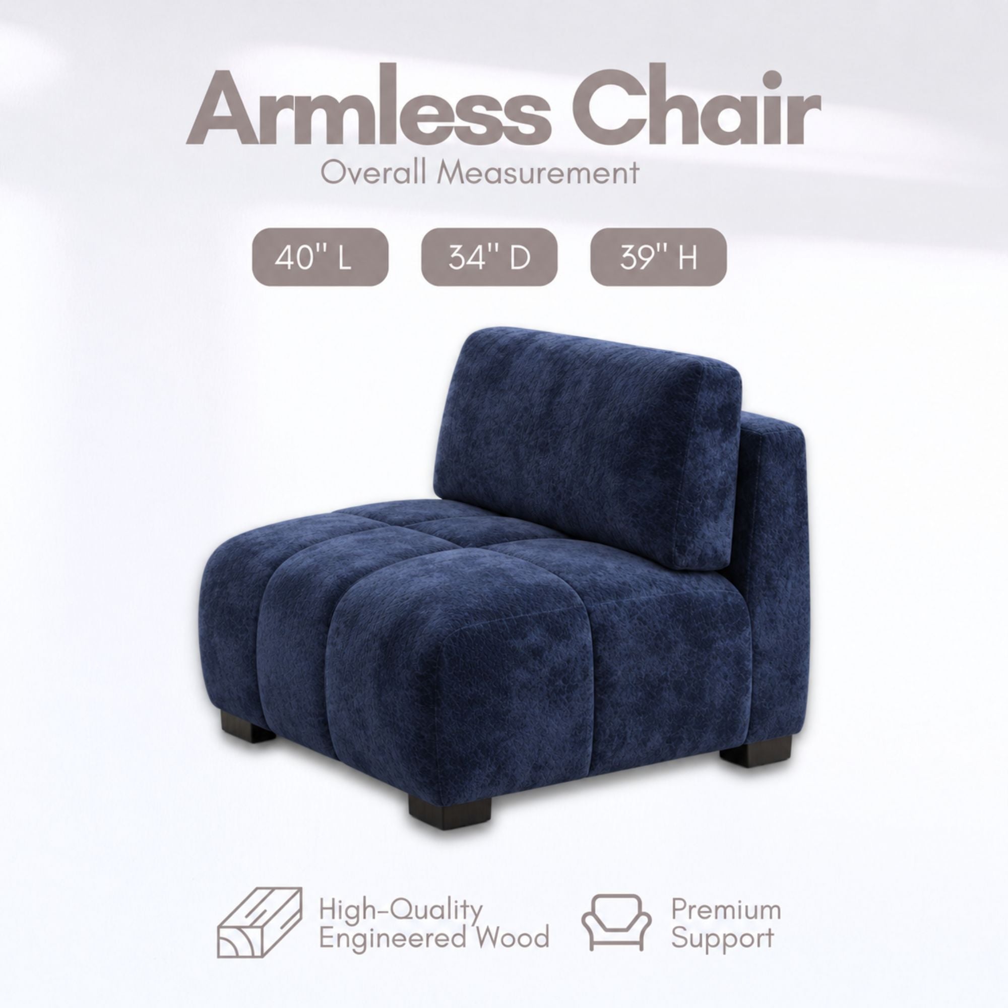 Canadian-made Coburg Modern Sofa Set