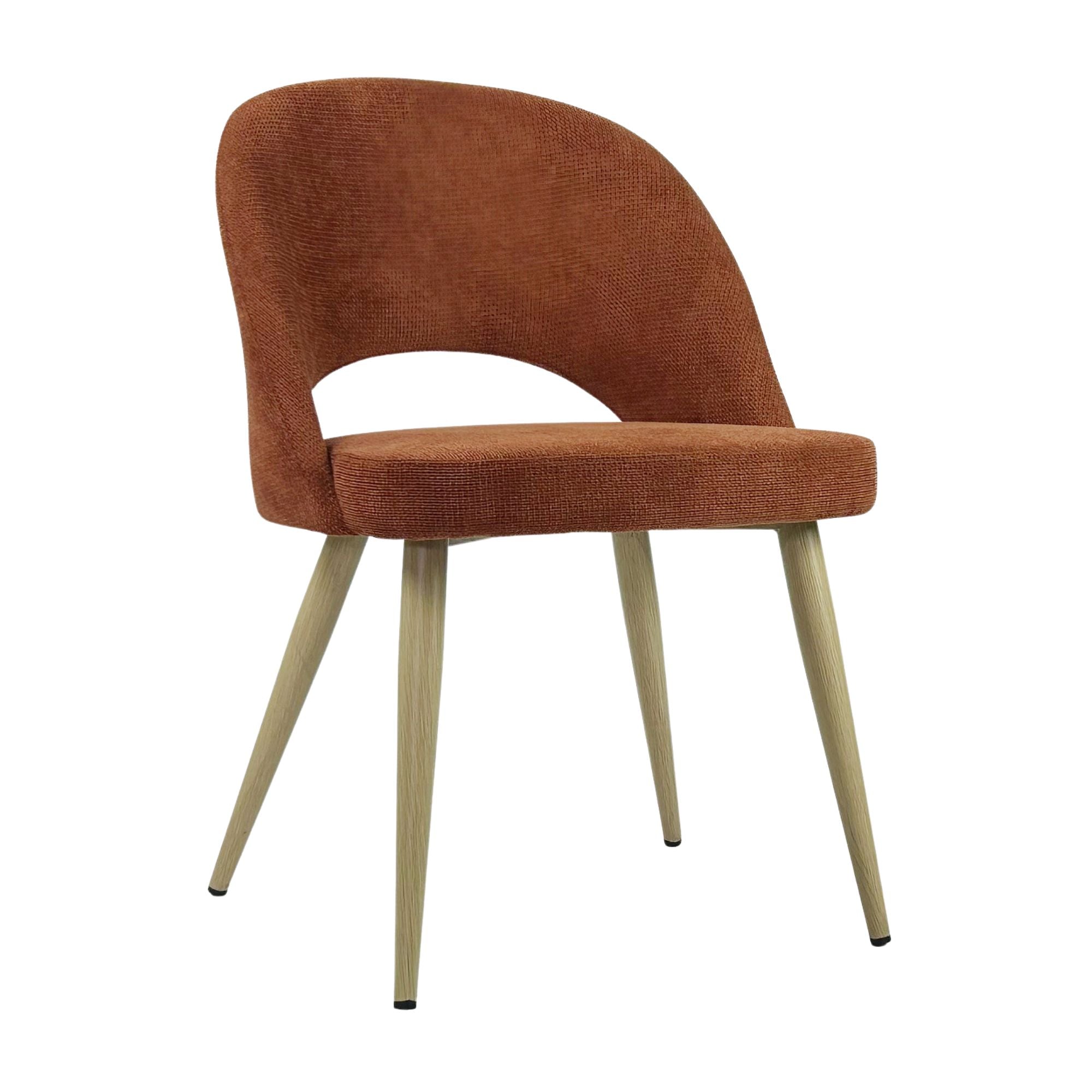 Coco Dining Chair Collection in TERRACOTTA | CastleUp Experience Centre Online Furniture