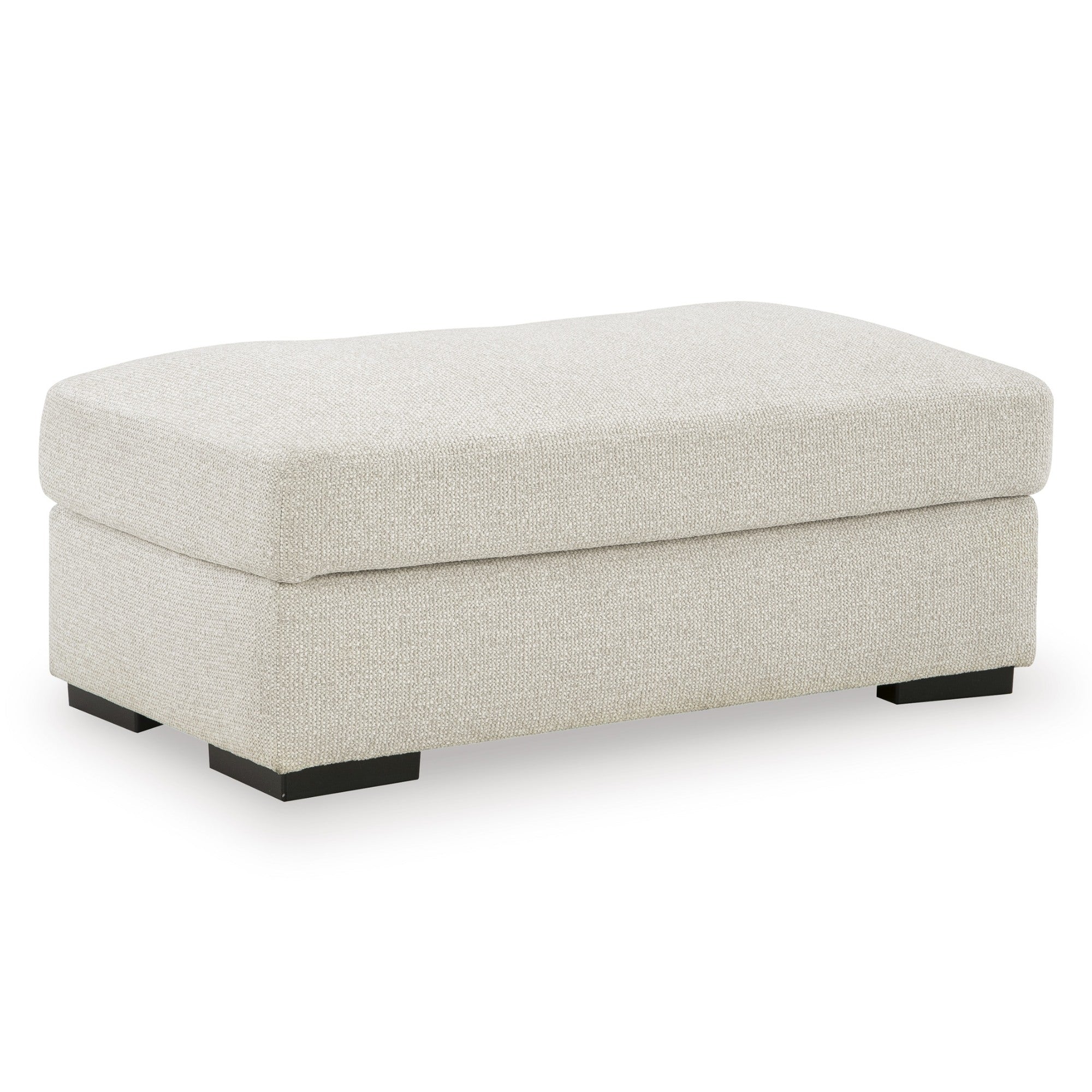 Conlee-Pike Ottoman in Linen