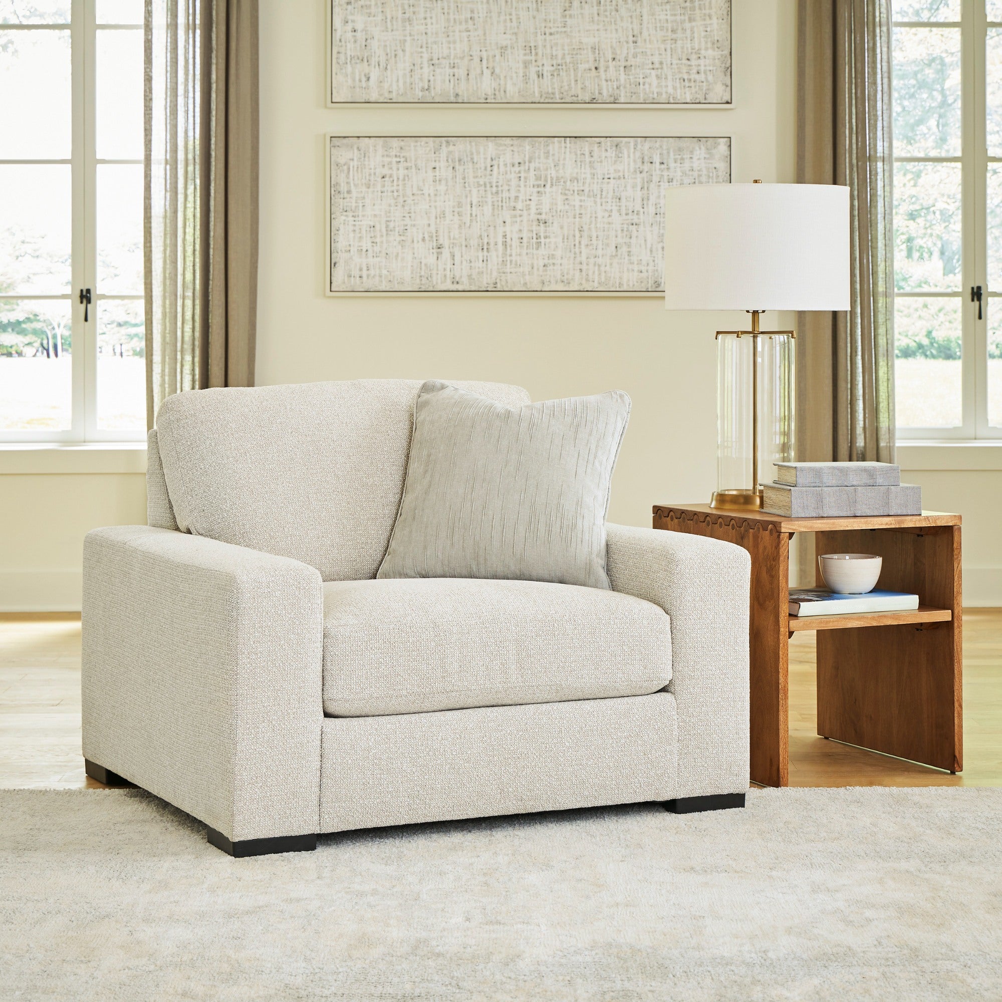 Conlee-Pike Chair and a Half in Linen