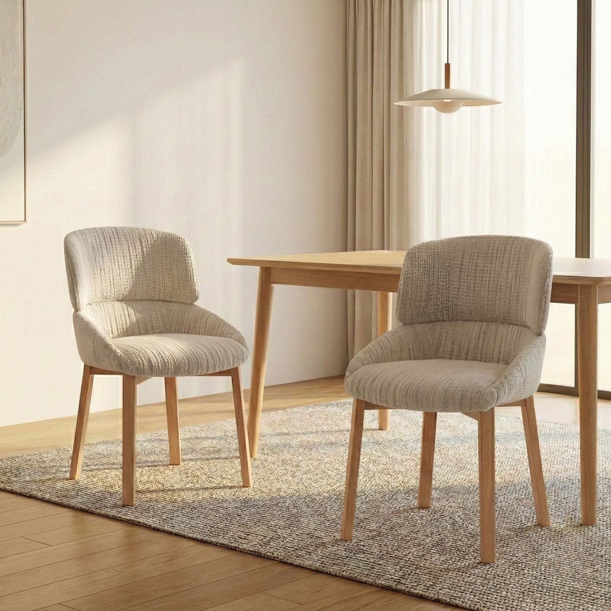 Cozy Dining Chair in Toffee (Set of 2) | CastleUp Experience Centre Online Furniture